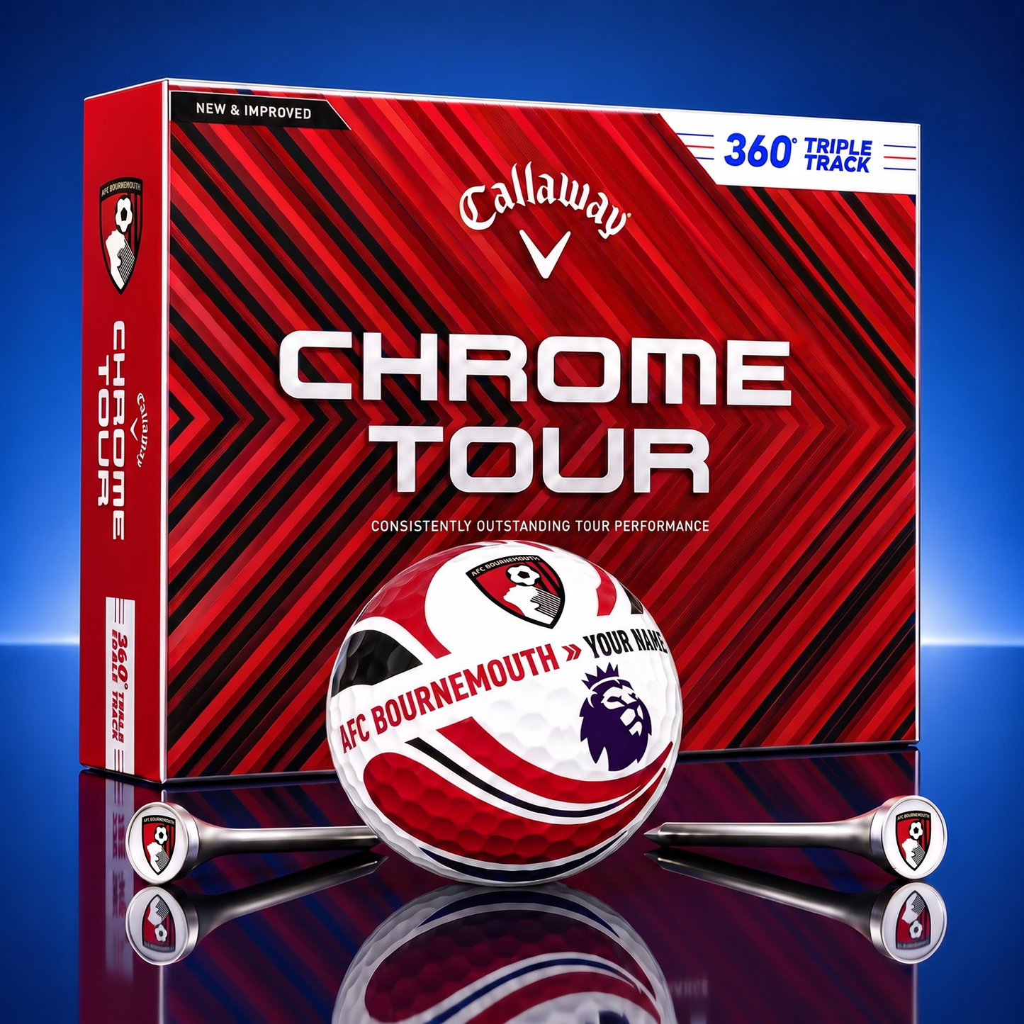 PREMIUM EPL X AB EXCLUSIVE TOURNAMENT PERSONALIZED GOLF BALL V30 COLLECTION