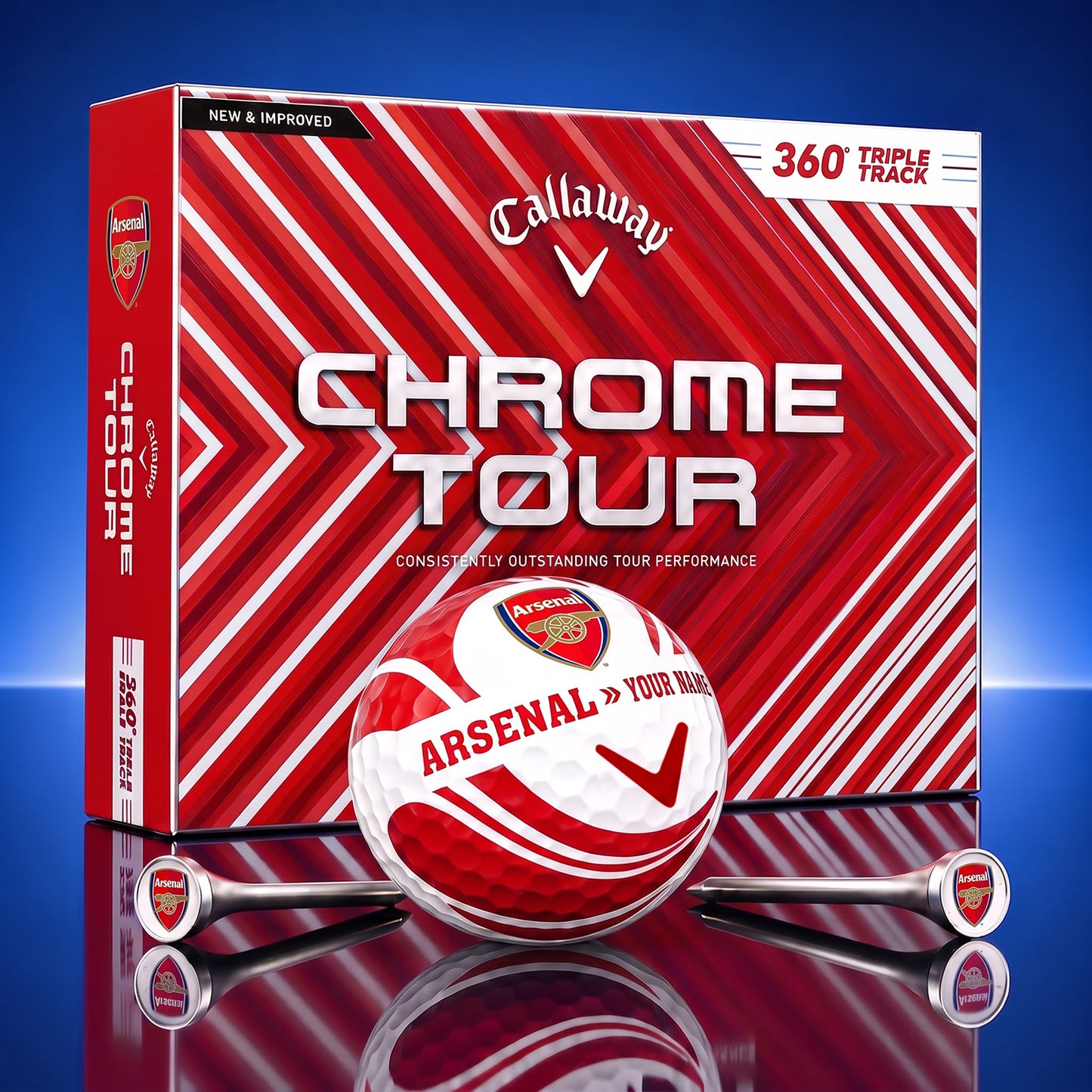 PREMIUM EPL X ARS DELUXE CUSTOME GOLF BALL V6 TOURNAMENT EDITION