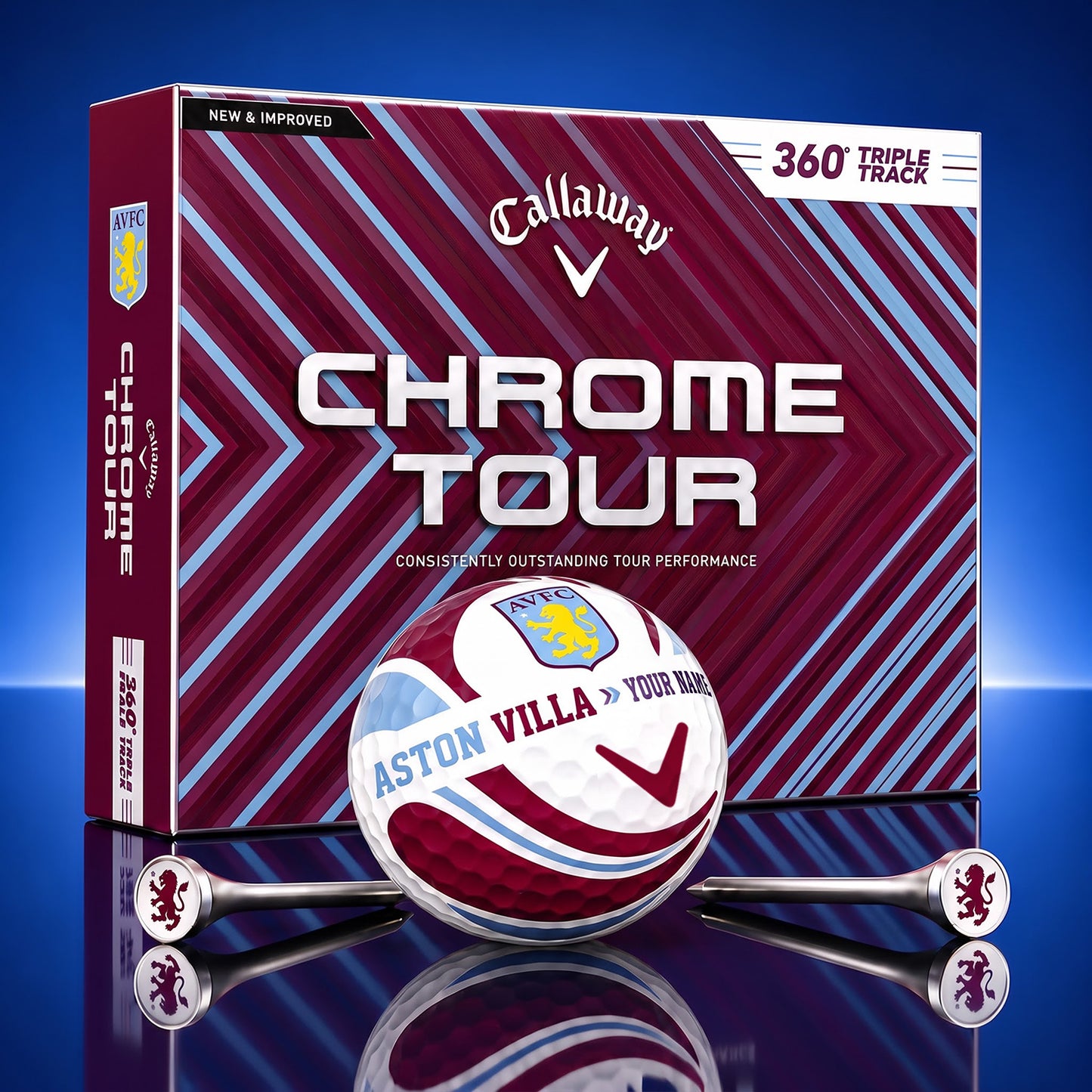 PREMIUM EPL X AST DELUXE CUSTOME GOLF BALL V6 TOURNAMENT EDITION