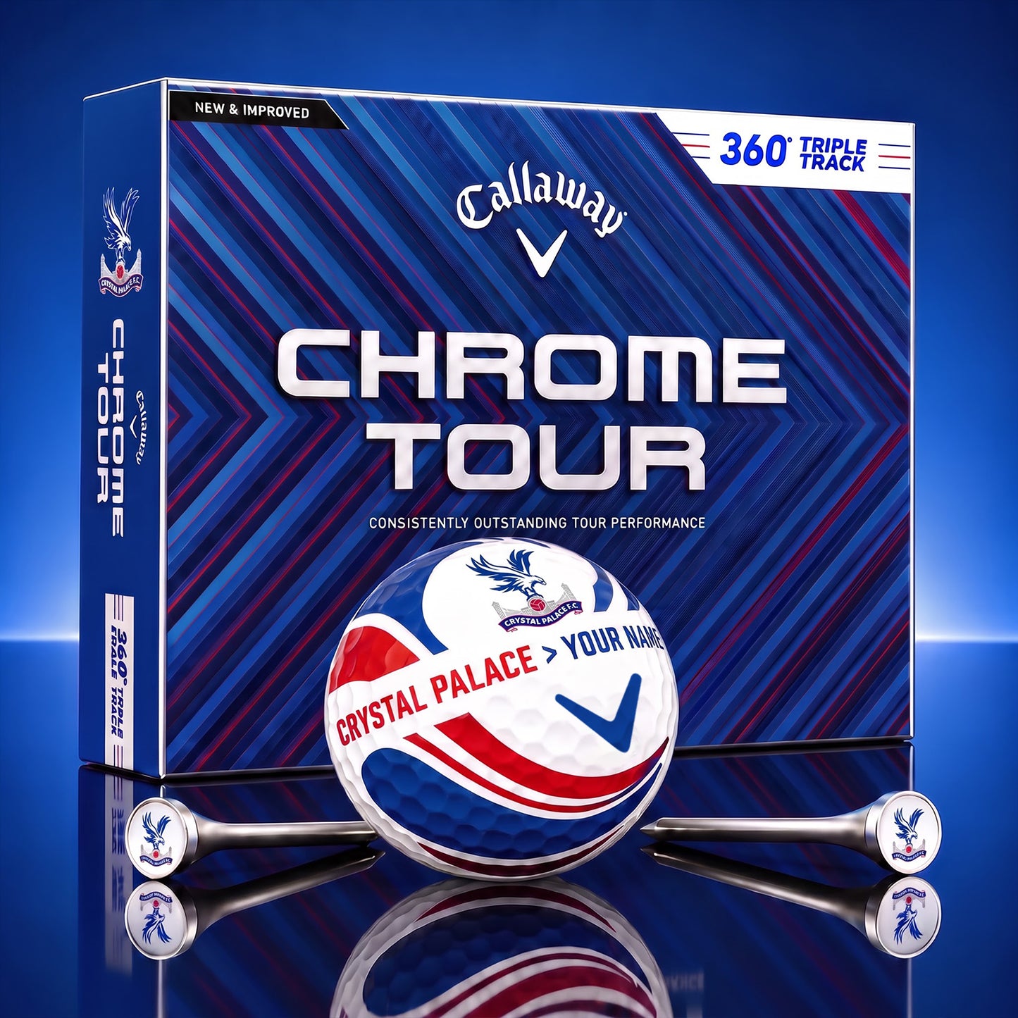 PREMIUM EPL X CRY DELUXE CUSTOME GOLF BALL V6 TOURNAMENT EDITION