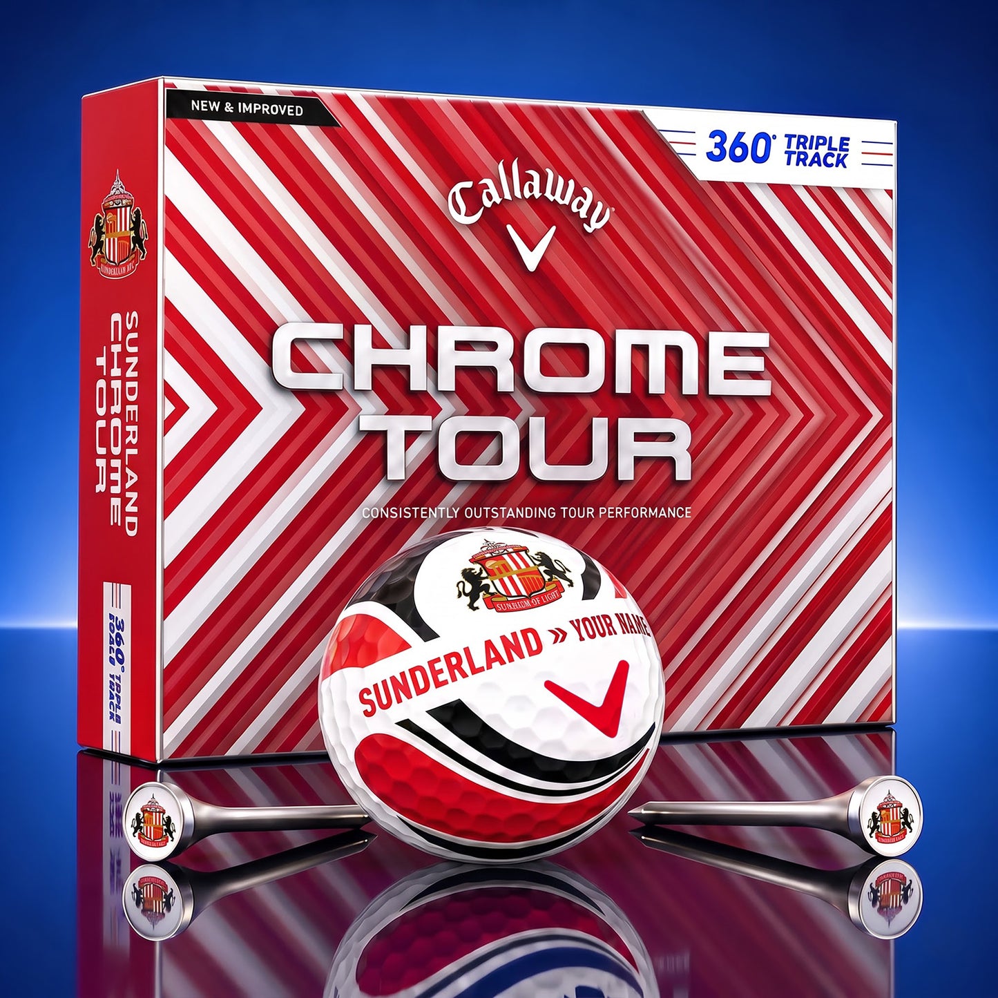 PREMIUM EPL X SUN DELUXE CUSTOME GOLF BALL V6 TOURNAMENT EDITION