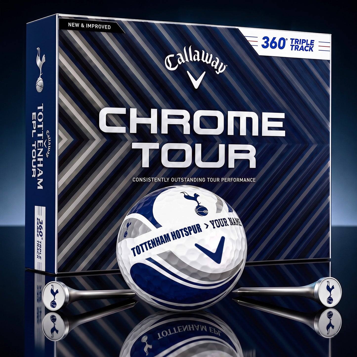 PREMIUM EPL X TOT DELUXE CUSTOME GOLF BALL V6 TOURNAMENT EDITION