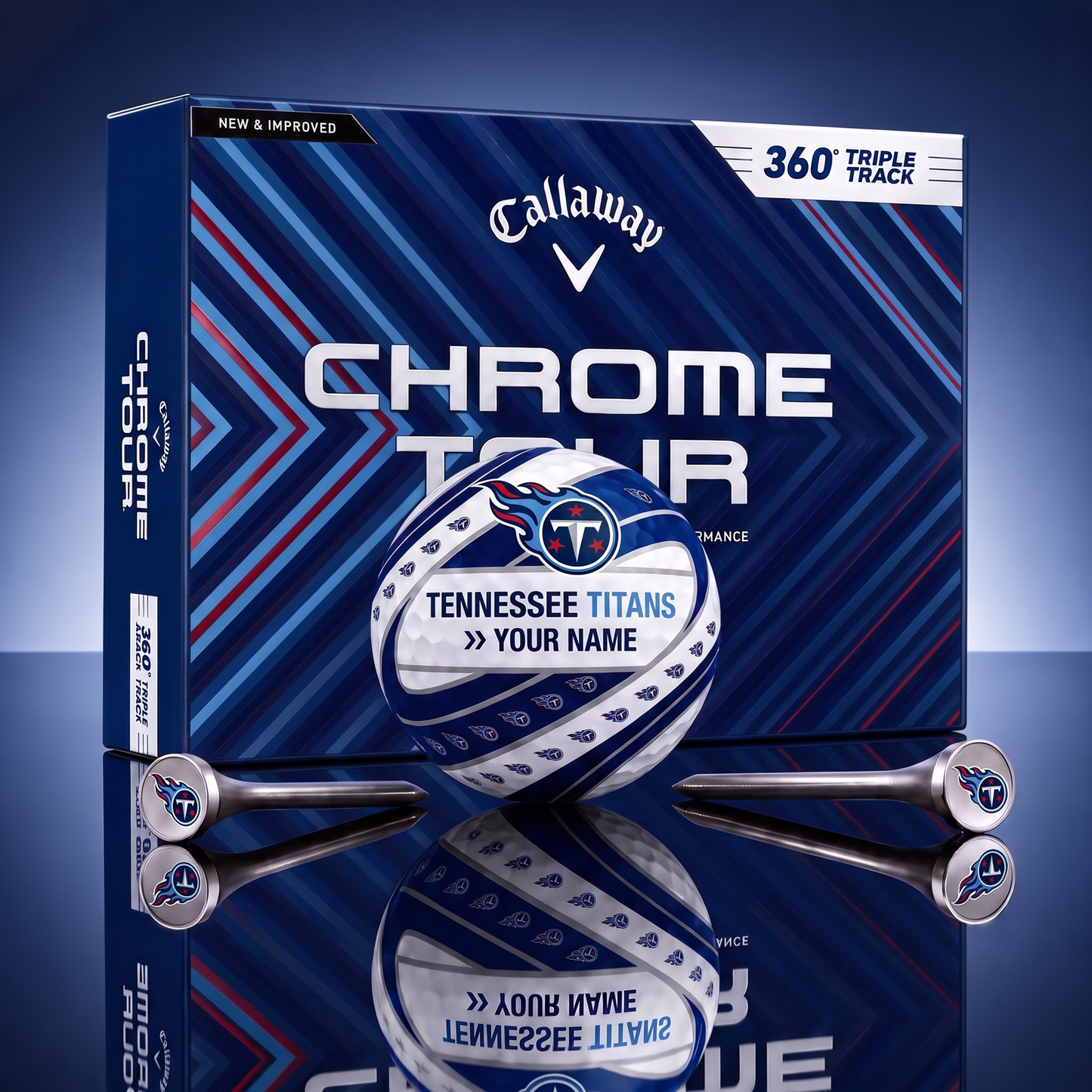 PREMIUM NFL X TTDELUXE CUSTOME GOLF BALL TOURNAMENT EDITION