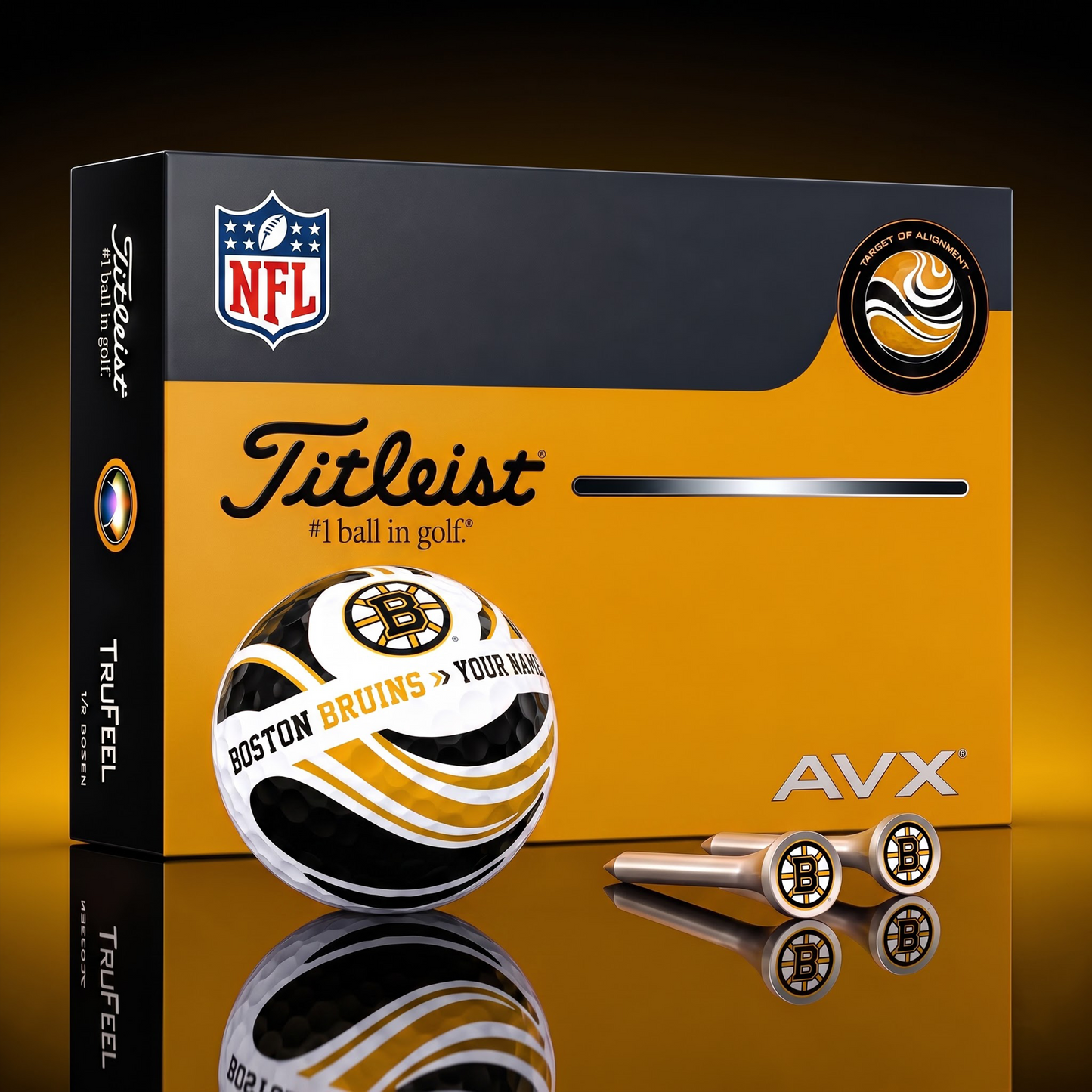 PREMIUM NHL X BB EXCLUSIVE TOURNAMENT PERSONALIZED GOLF BALL V6 COLLECTION