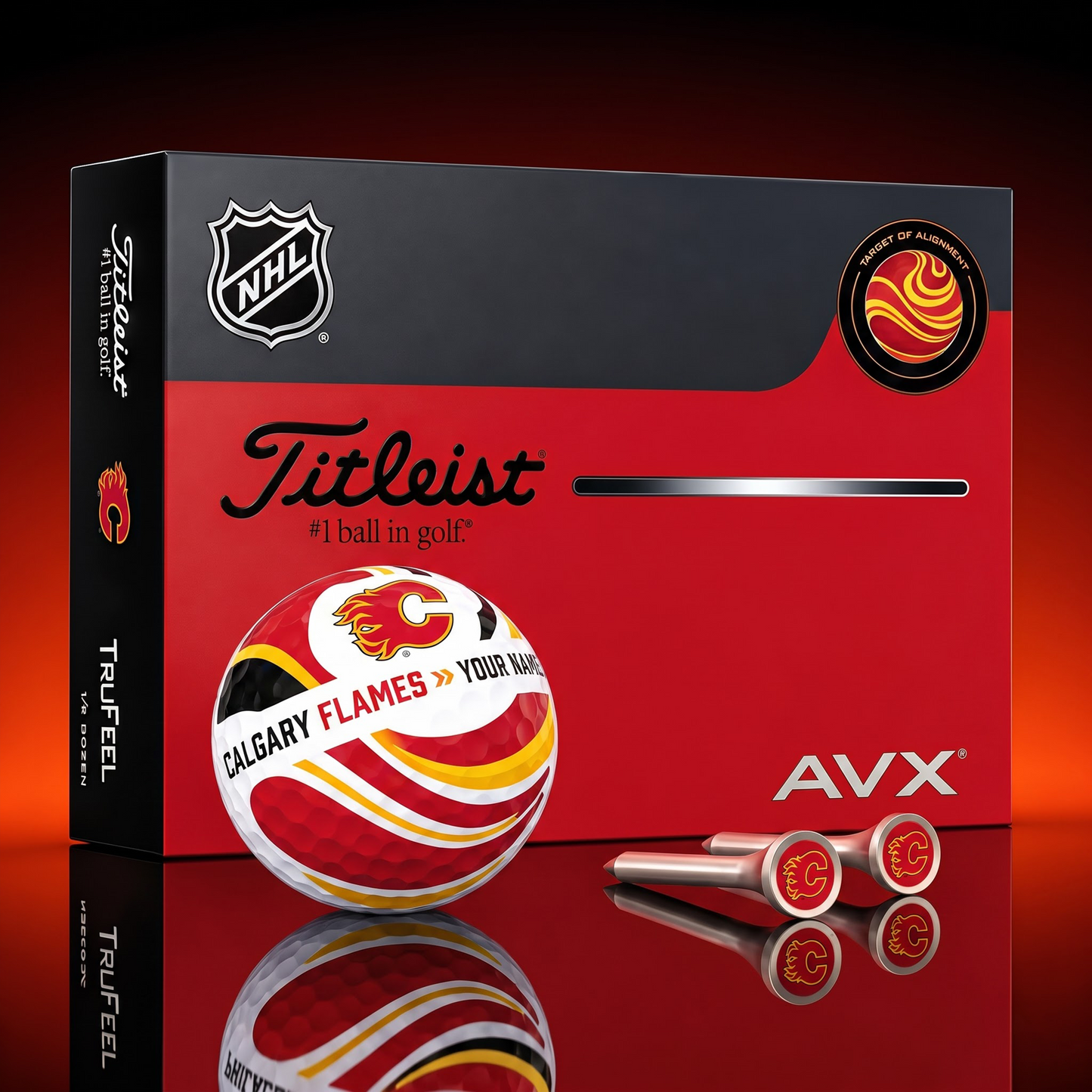 PREMIUM NHL X CF EXCLUSIVE TOURNAMENT PERSONALIZED GOLF BALL V6 COLLECTION