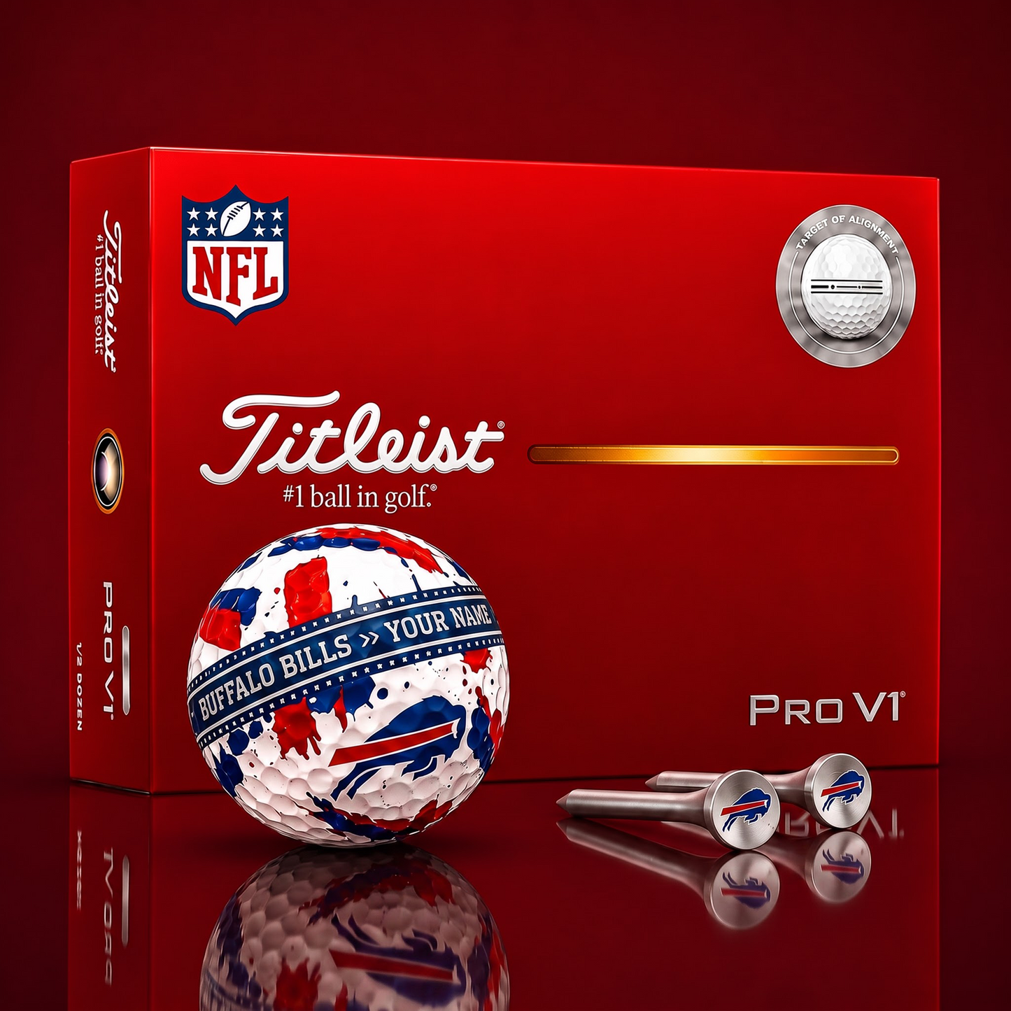 SIGNATURE NFL X BB DELUXE PERSONALIZED GOLF BALL LIMITED EDITION