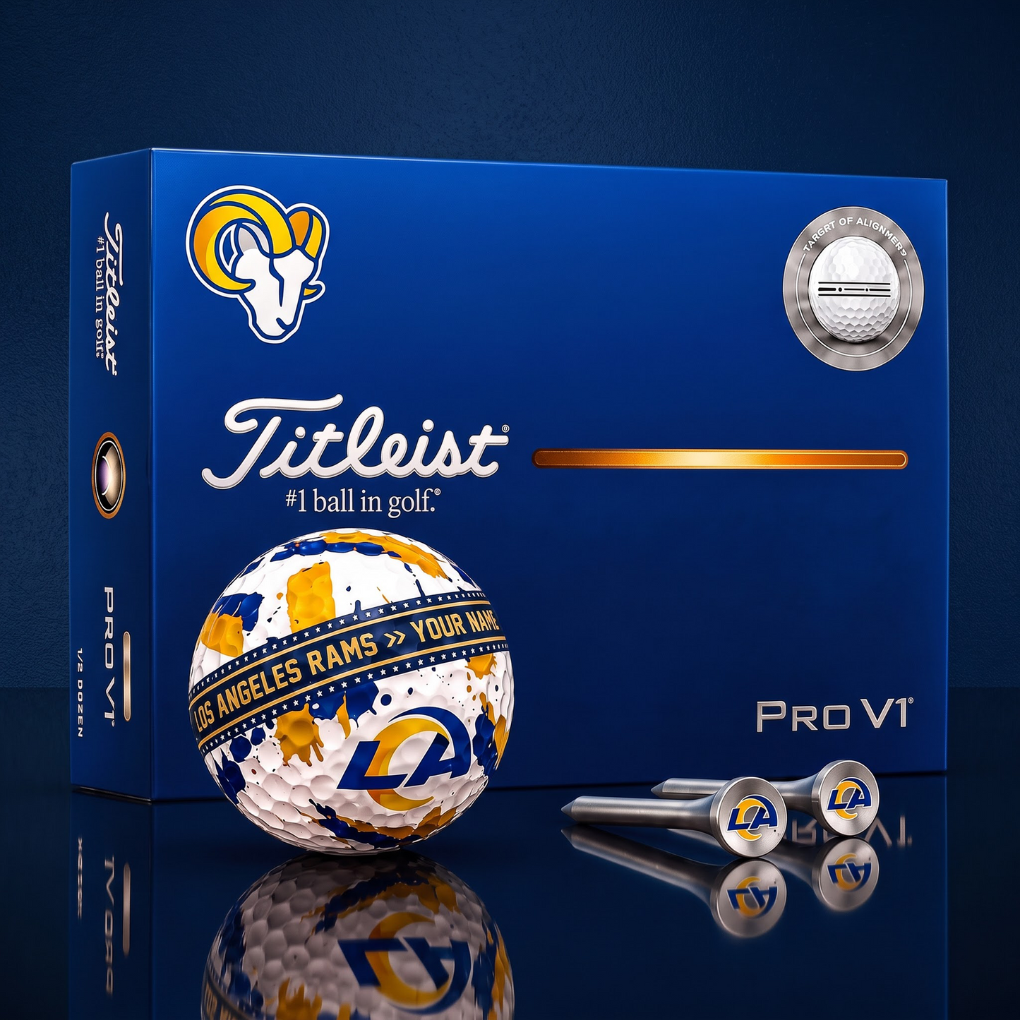 SIGNATURE NFL X LAR DELUXE PERSONALIZED GOLF BALL LIMITED EDITION