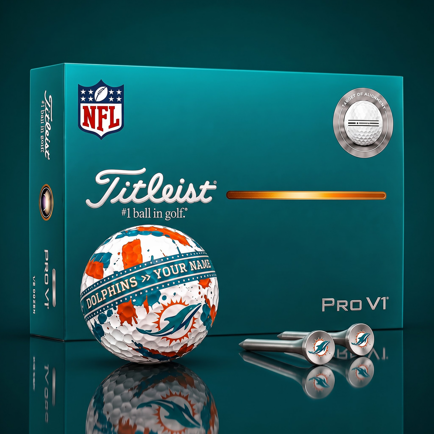SIGNATURE NFL X MD DELUXE PERSONALIZED GOLF BALL LIMITED EDITION