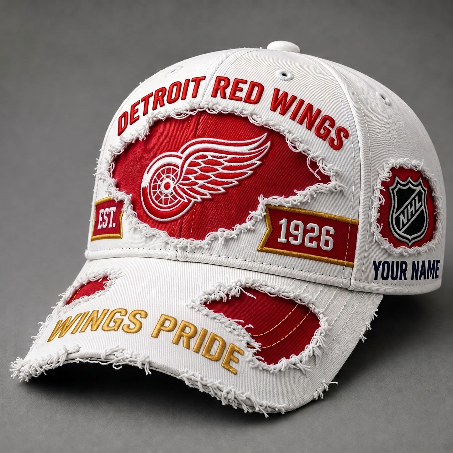 PREMIUM NHL X DRW EXCLUSIVE PERSONALIZED CAP FOR GAME DAY
