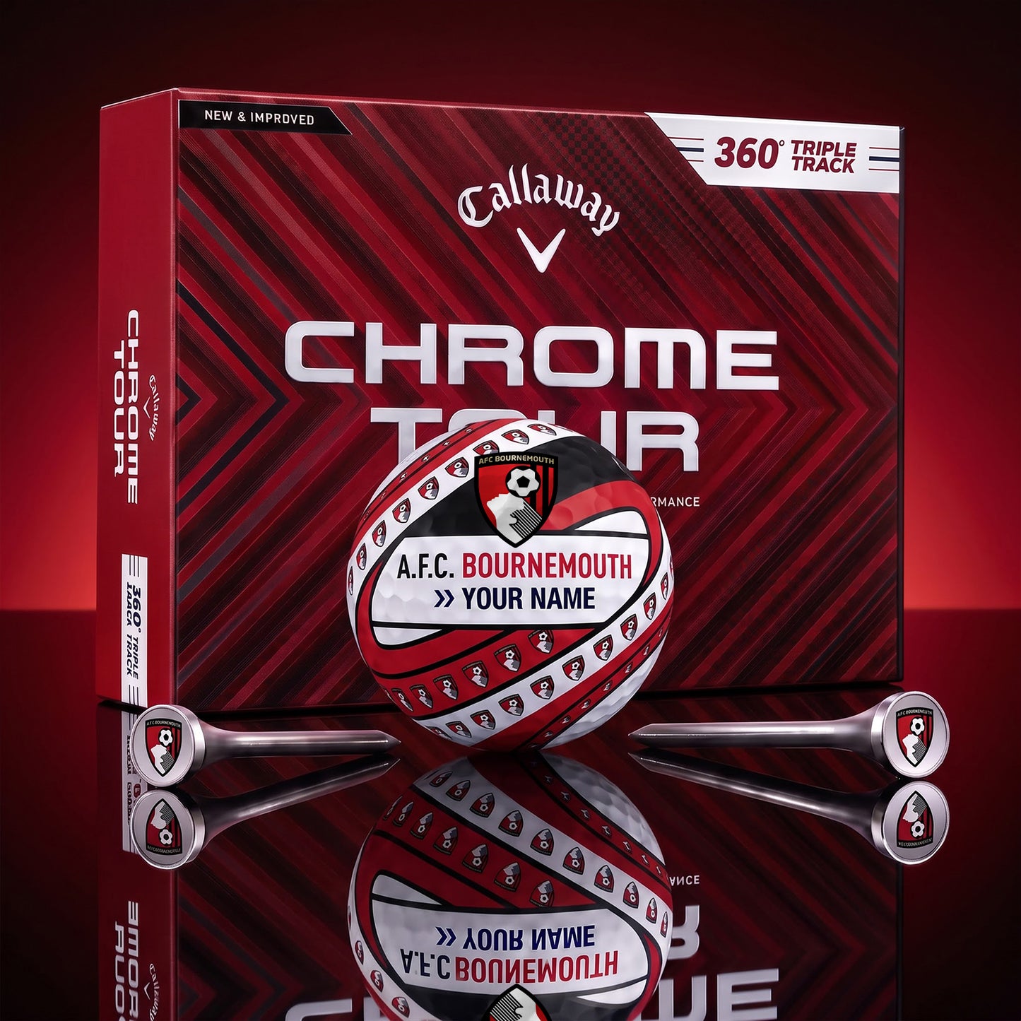 PREMIUM EPL X BOU DELUXE CUSTOME GOLF BALL V3 TOURNAMENT EDITION