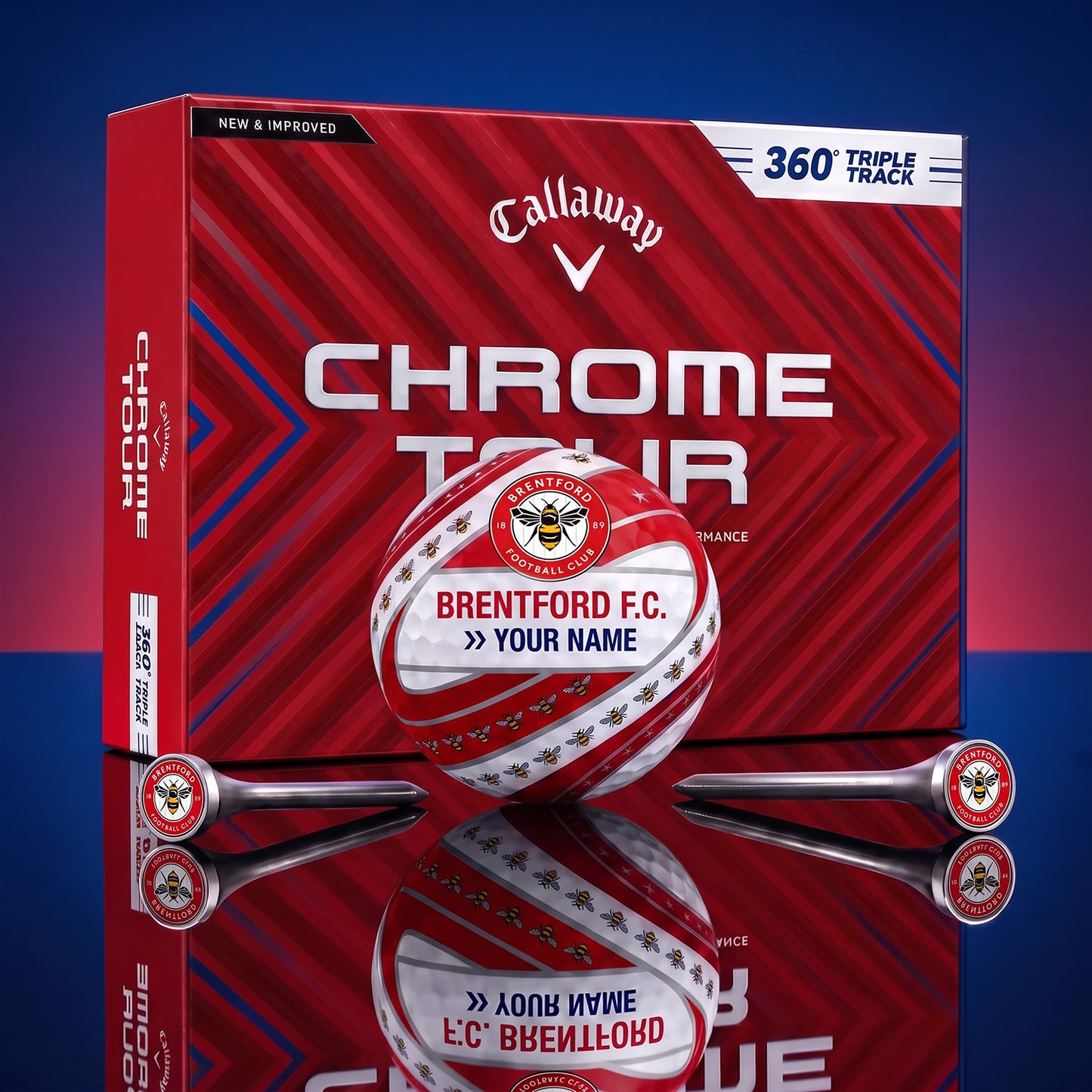 PREMIUM EPL X BRE DELUXE CUSTOME GOLF BALL V3 TOURNAMENT EDITION