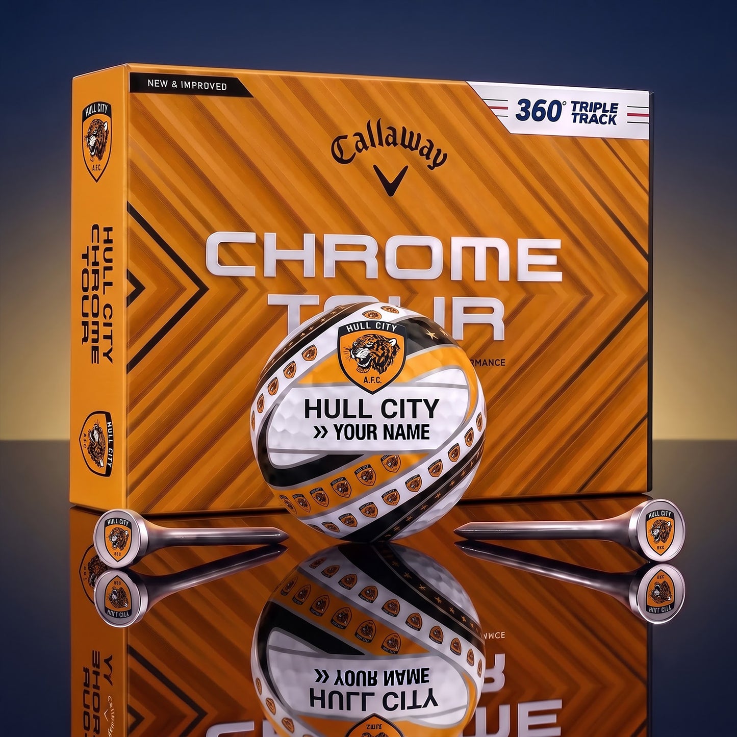 PREMIUM EPL X HUL DELUXE CUSTOME GOLF BALL V3 TOURNAMENT EDITION