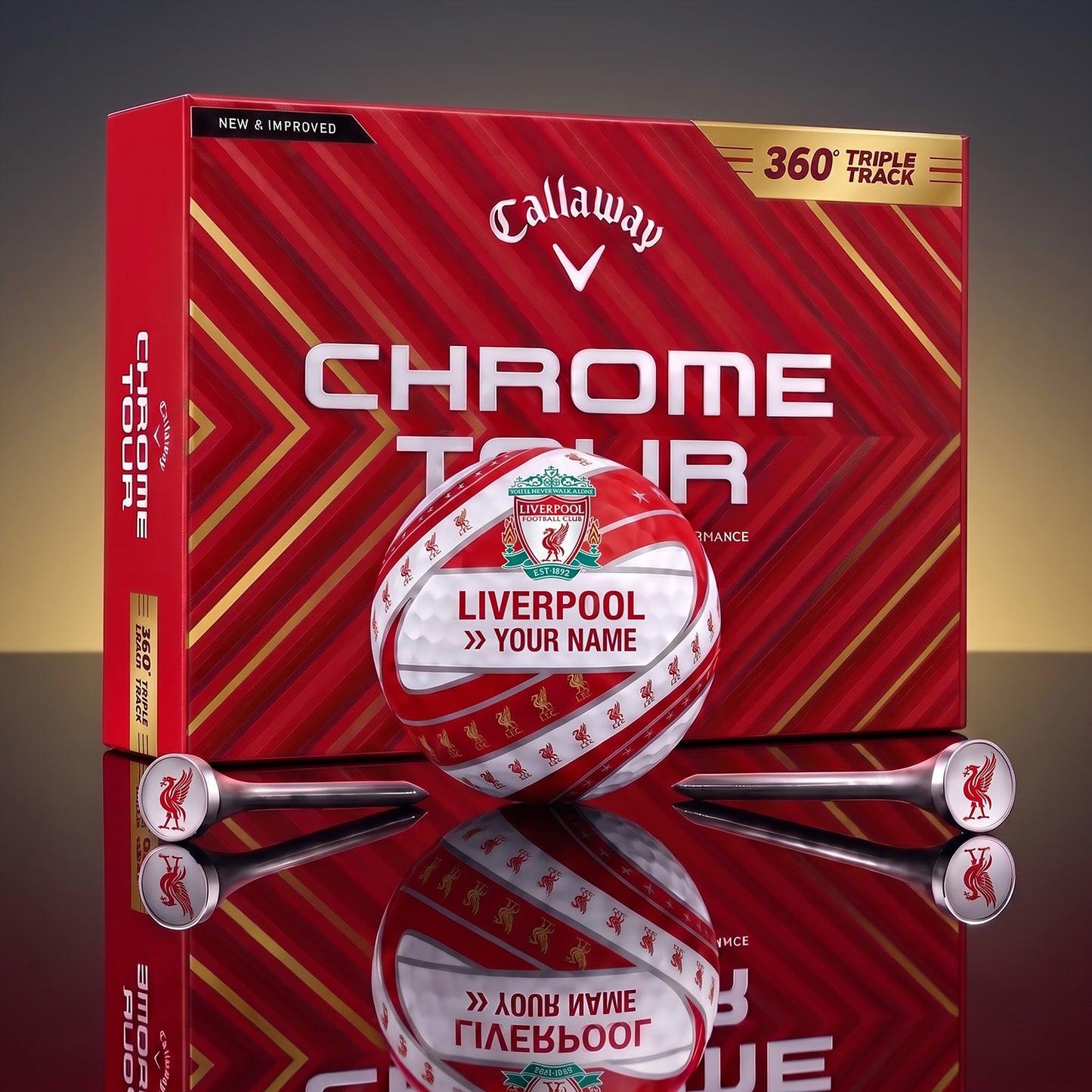 PREMIUM EPL X LIV DELUXE CUSTOME GOLF BALL V3 TOURNAMENT EDITION