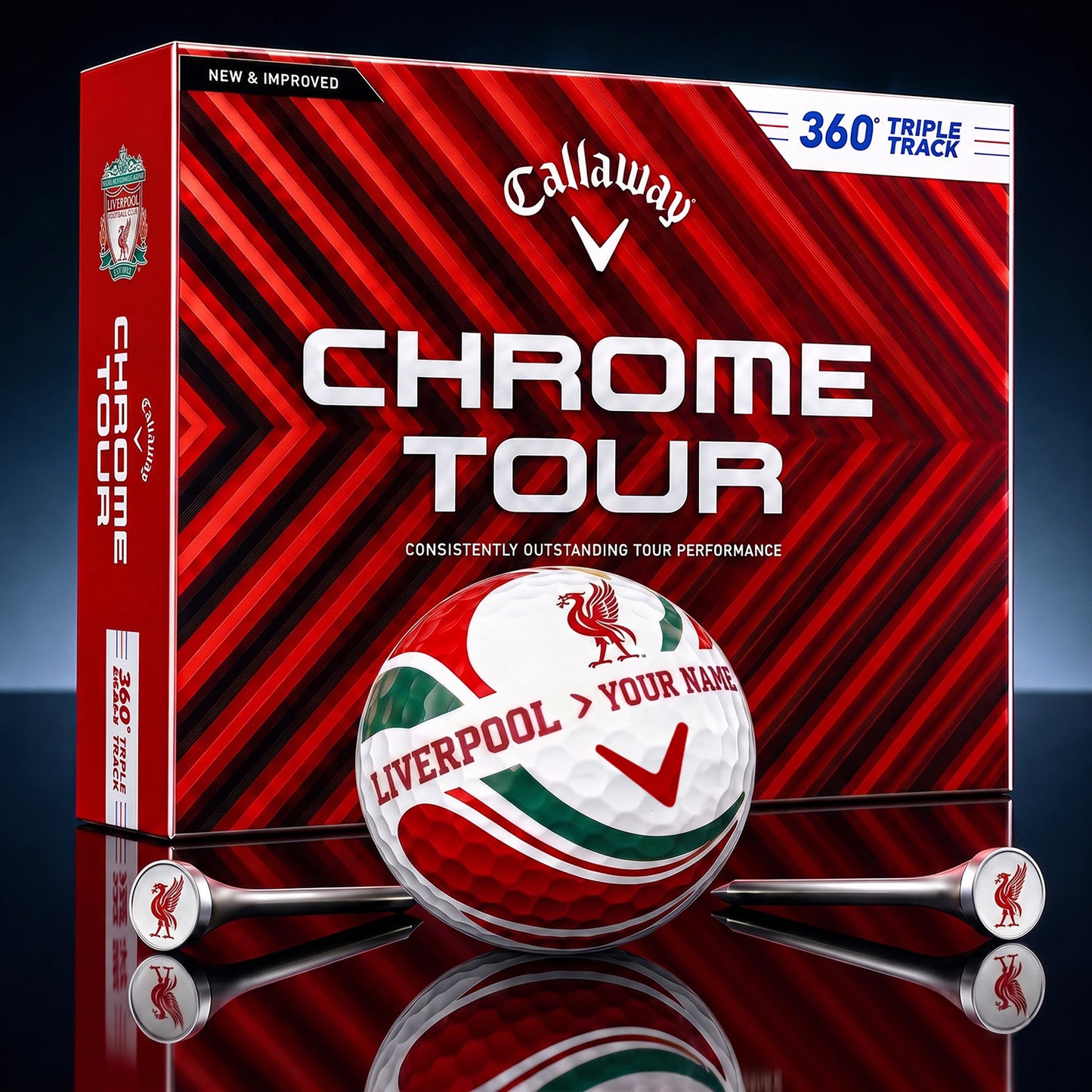 PREMIUM EPL X LIV DELUXE CUSTOME GOLF BALL V6 TOURNAMENT EDITION