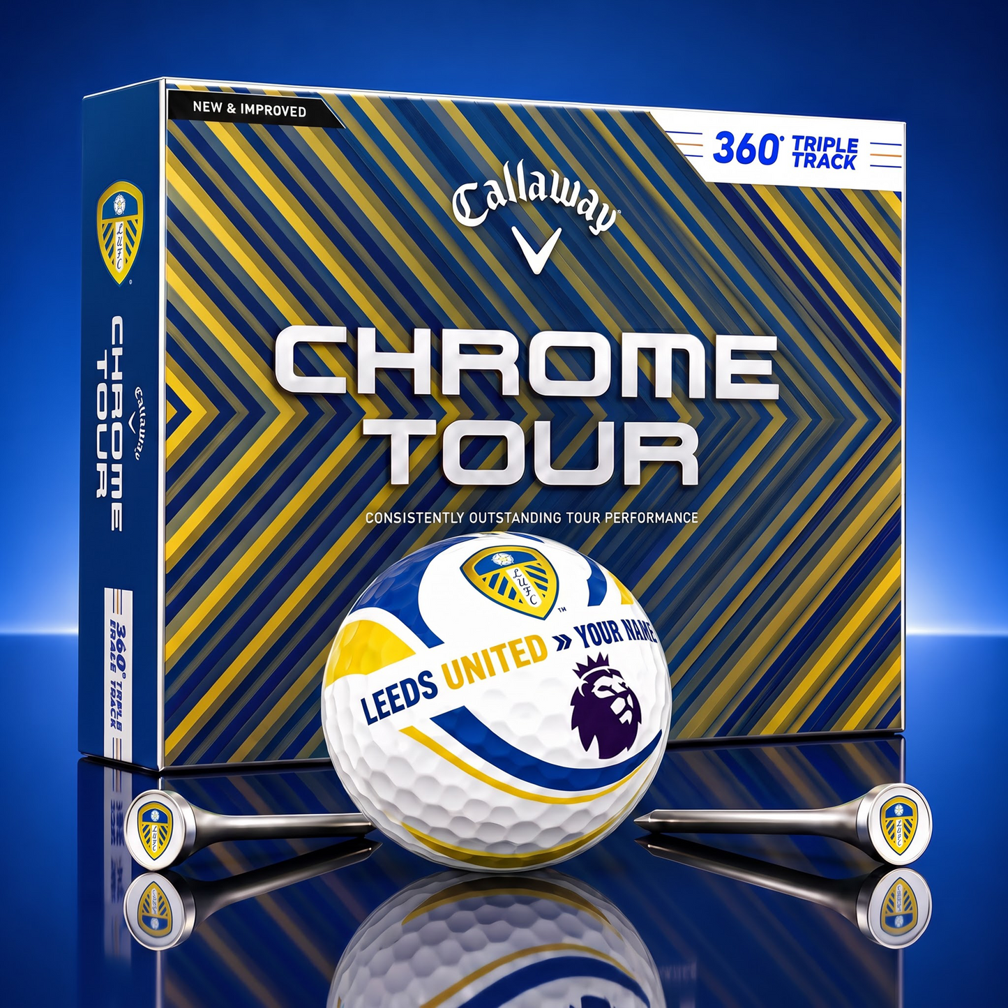 PREMIUM EPL X LU EXCLUSIVE  TOURNAMENT  PERSONALIZED GOLF BALL V30 COLLECTION