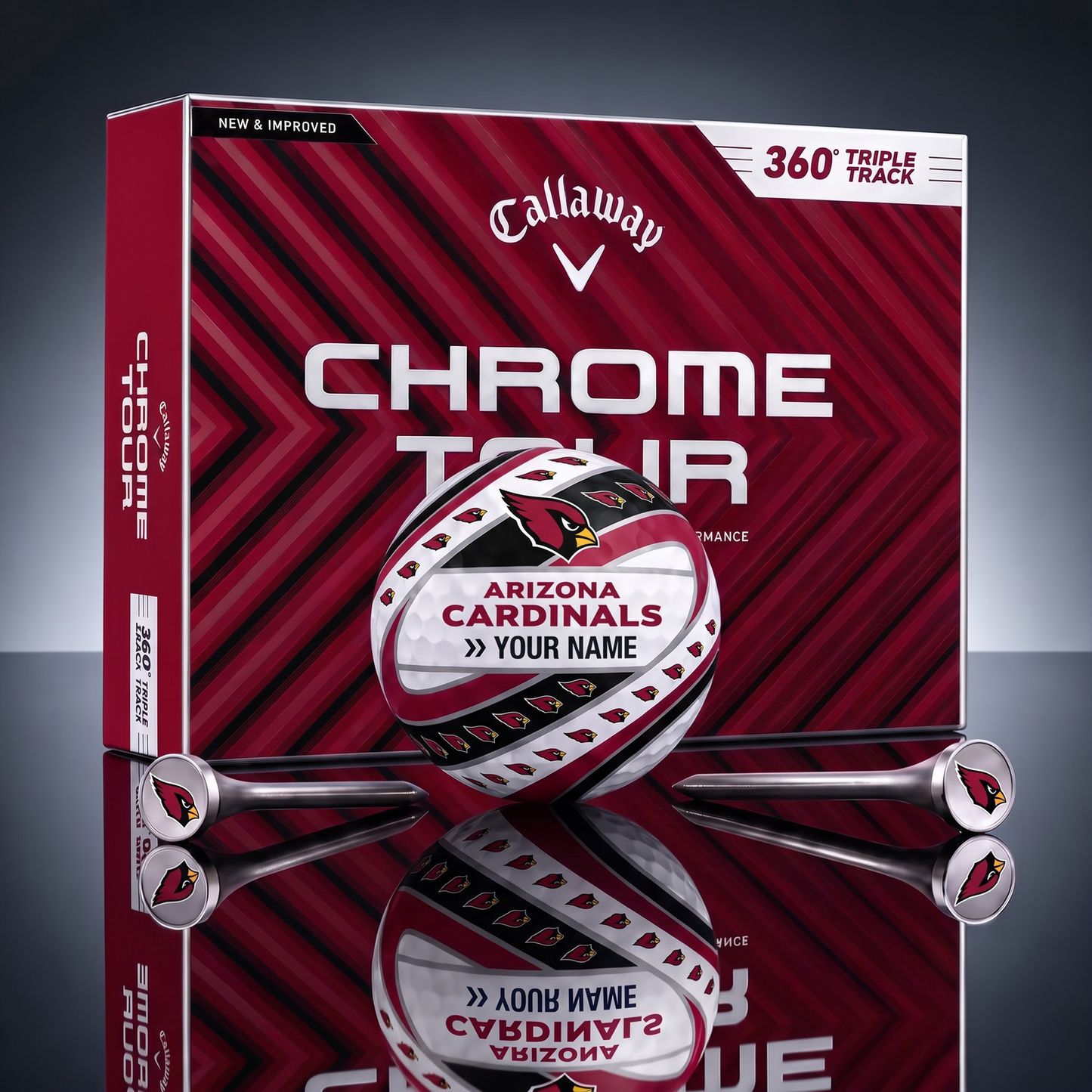 PREMIUM NFL X AC DELUXE CUSTOME GOLF BALL TOURNAMENT EDITION