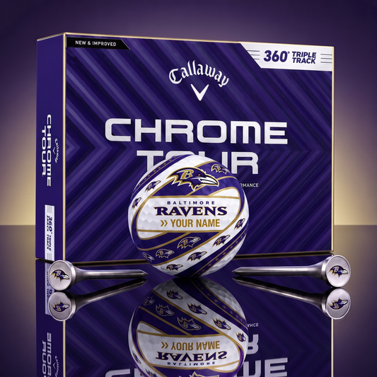 PREMIUM NFL X BR DELUXE CUSTOME GOLF BALL TOURNAMENT EDITION