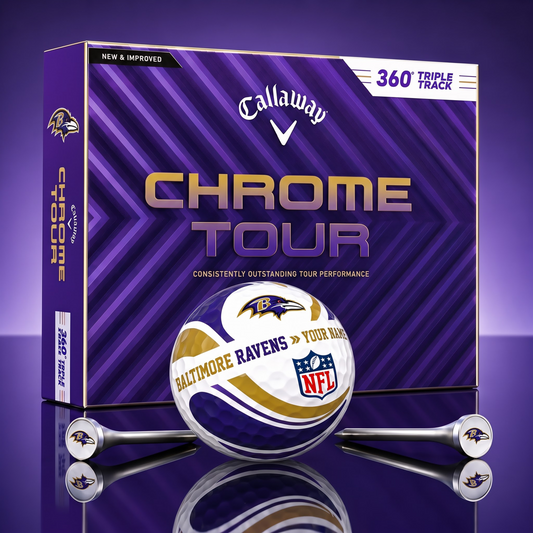 PREMIUM NFL X BR EXCLUSIVE  TOURNAMENT  PERSONALIZED GOLF BALL V30 COLLECTION