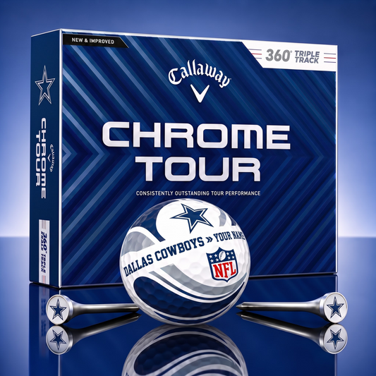 PREMIUM NFL X DC EXCLUSIVE  TOURNAMENT  PERSONALIZED GOLF BALL V30 COLLECTION