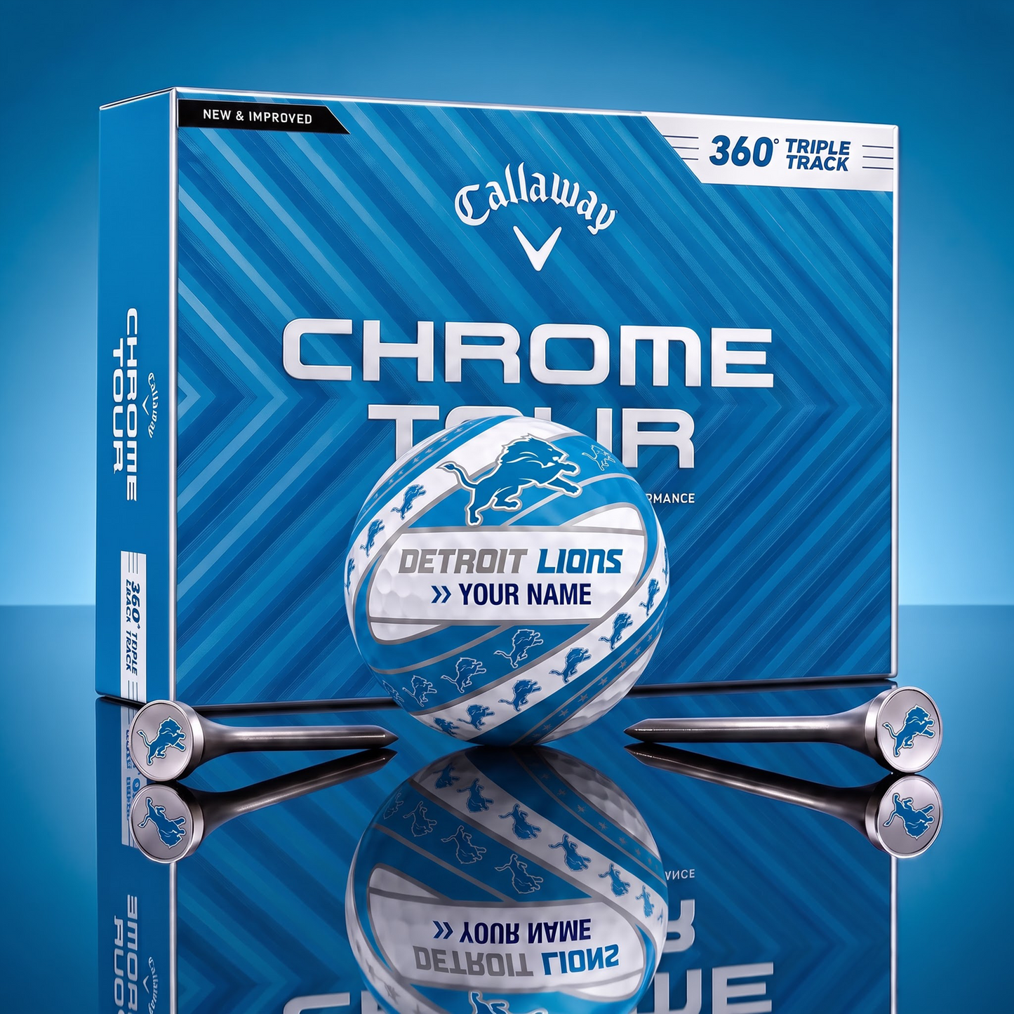 PREMIUM NFL X DL DELUXE CUSTOME GOLF BALL TOURNAMENT EDITION