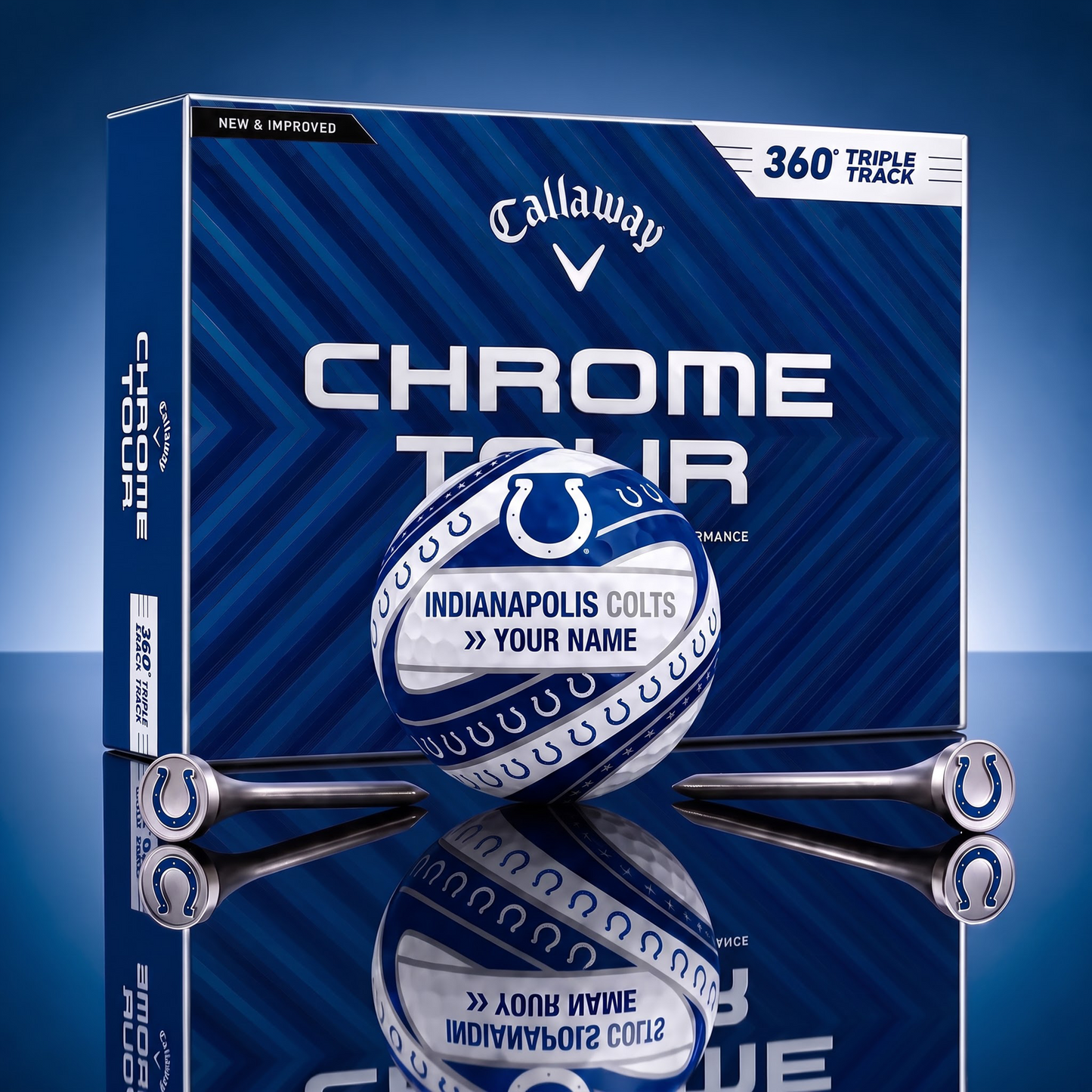 PREMIUM NFL X IC DELUXE CUSTOME GOLF BALL TOURNAMENT EDITION
