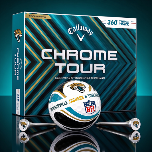 PREMIUM NFL X JJ EXCLUSIVE  TOURNAMENT  PERSONALIZED GOLF BALL V30 COLLECTION