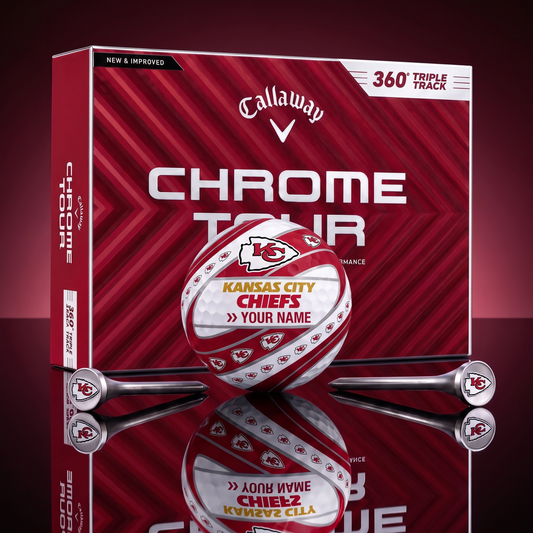 PREMIUM NFL X KCC DELUXE CUSTOME GOLF BALL TOURNAMENT EDITION