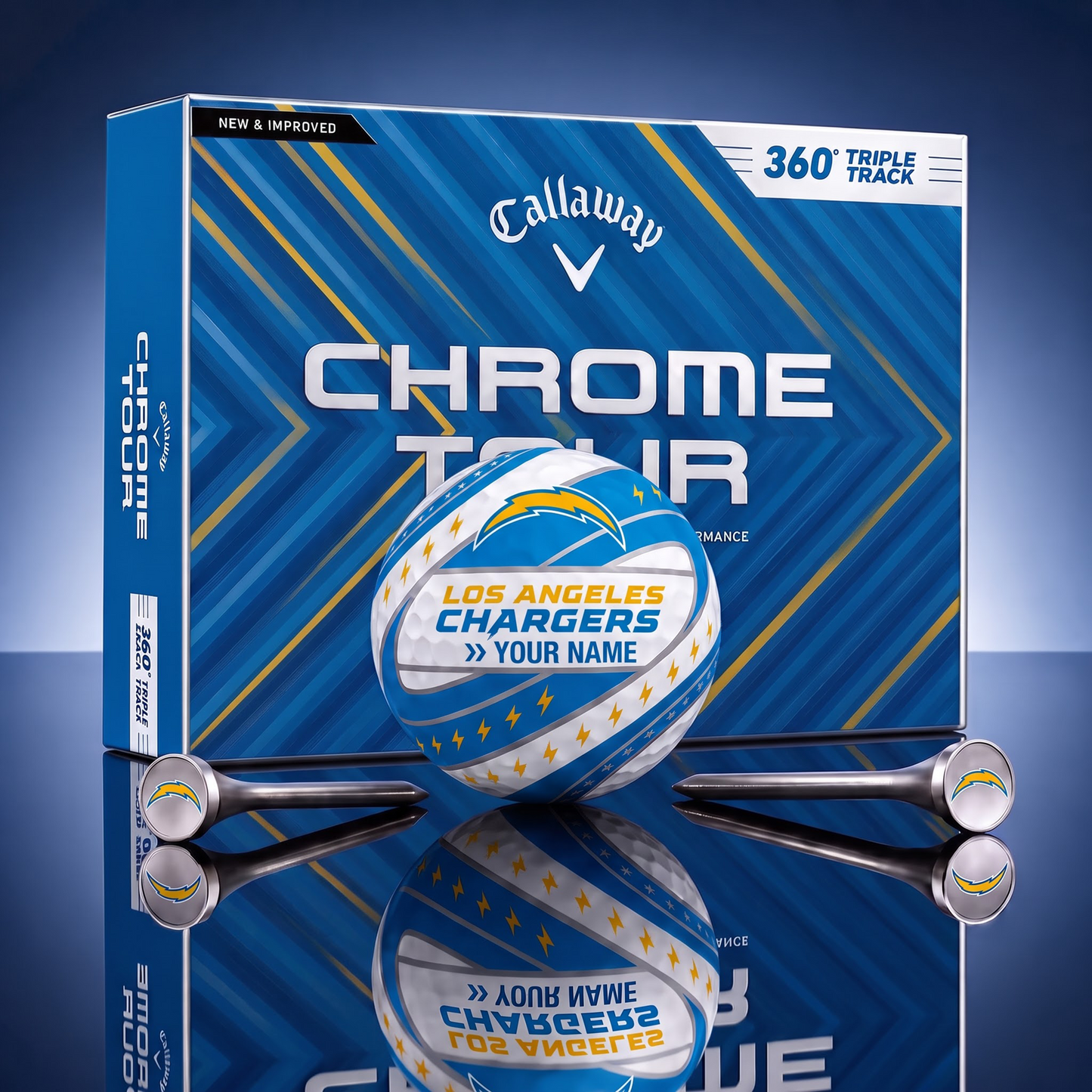 PREMIUM NFL X LAC DELUXE CUSTOME GOLF BALL TOURNAMENT EDITION