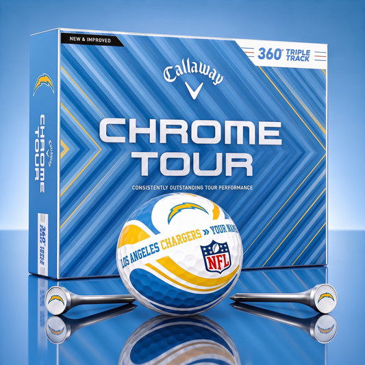 PREMIUM NFL X LAC EXCLUSIVE  TOURNAMENT  PERSONALIZED GOLF BALL V30 COLLECTION