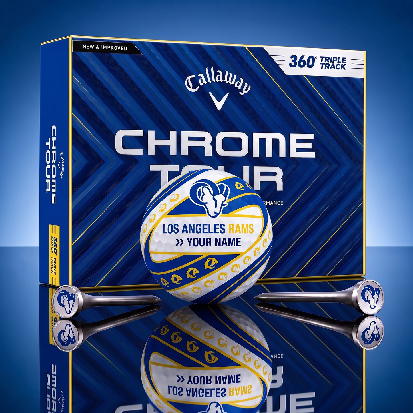 PREMIUM NFL X LAR DELUXE CUSTOME GOLF BALL TOURNAMENT EDITION