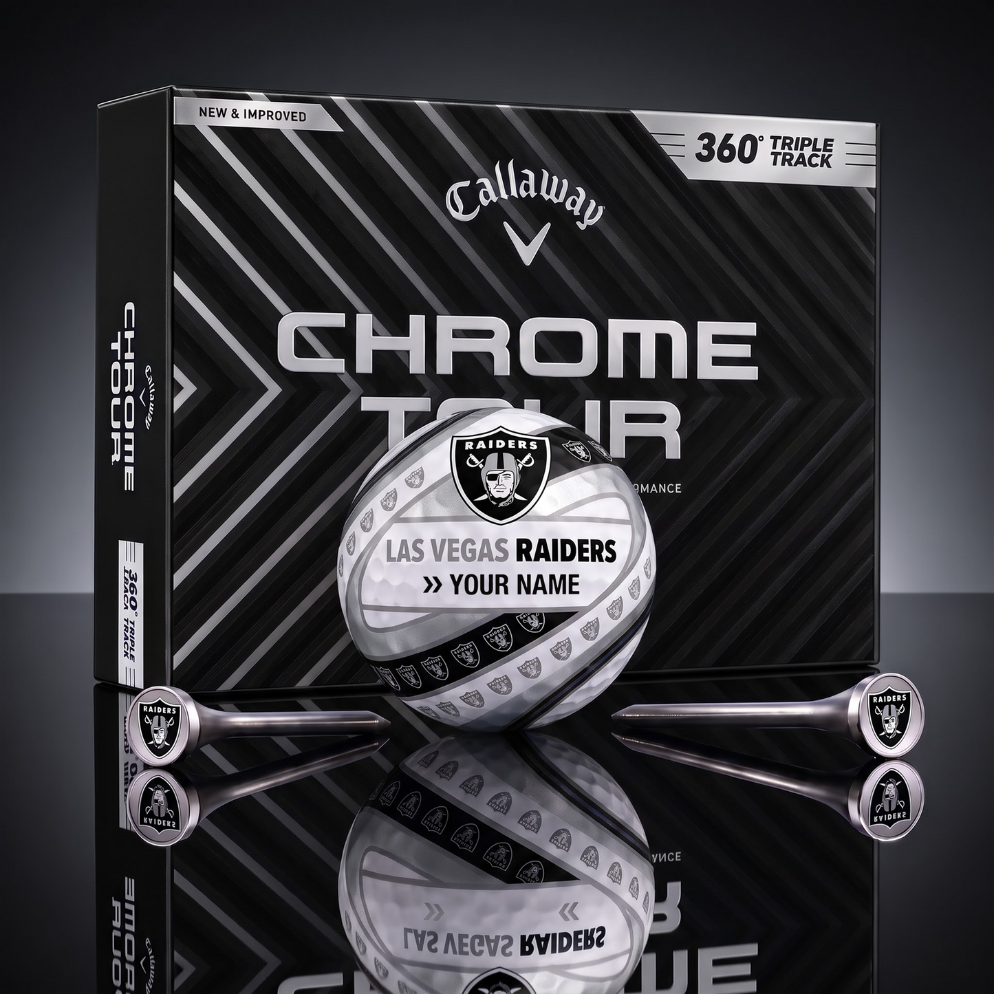 PREMIUM NFL X LVR DELUXE CUSTOME GOLF BALL TOURNAMENT EDITION