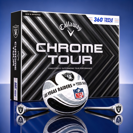 PREMIUM NFL X LVR EXCLUSIVE  TOURNAMENT  PERSONALIZED GOLF BALL V30 COLLECTION
