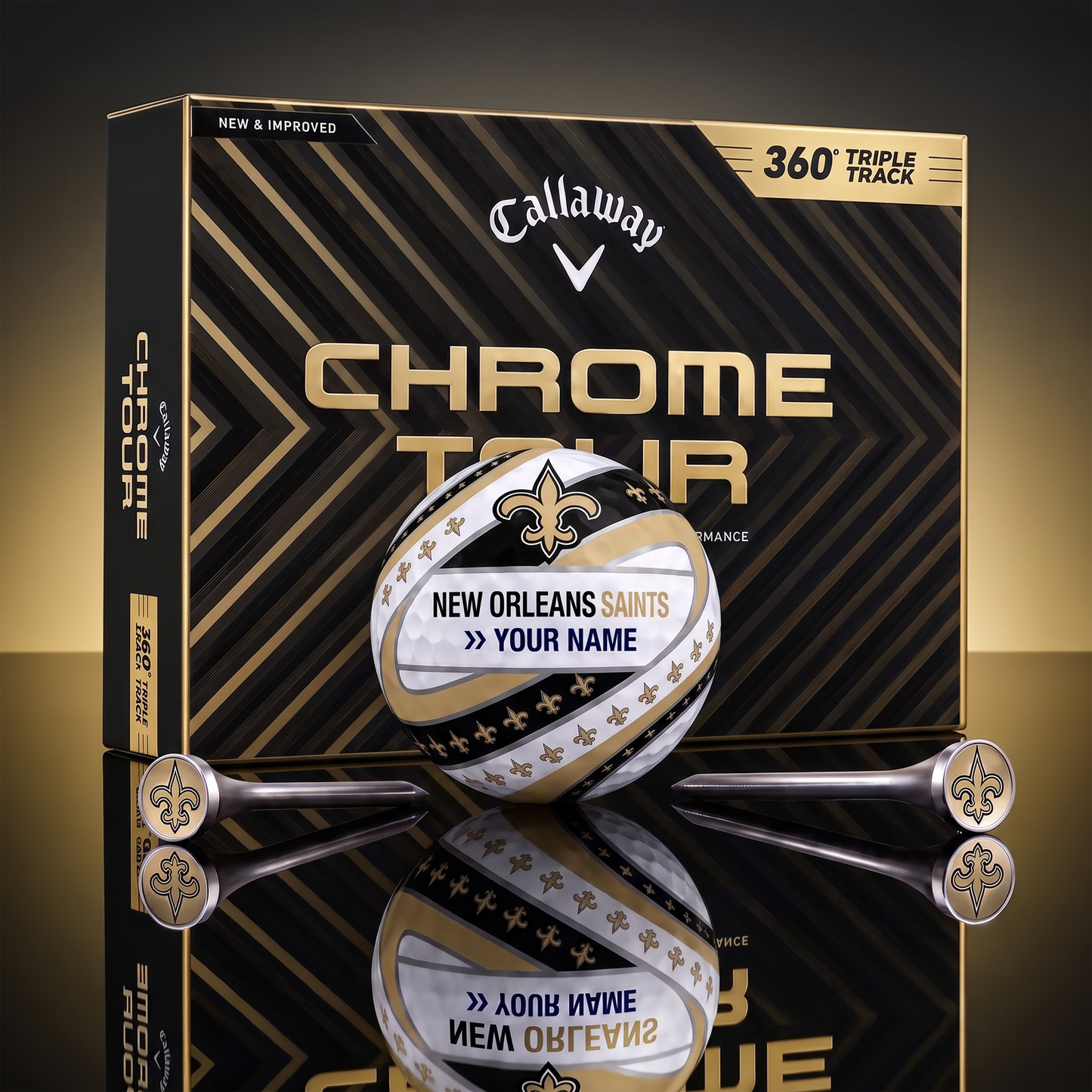 PREMIUM NFL X NOS DELUXE CUSTOME GOLF BALL TOURNAMENT EDITION