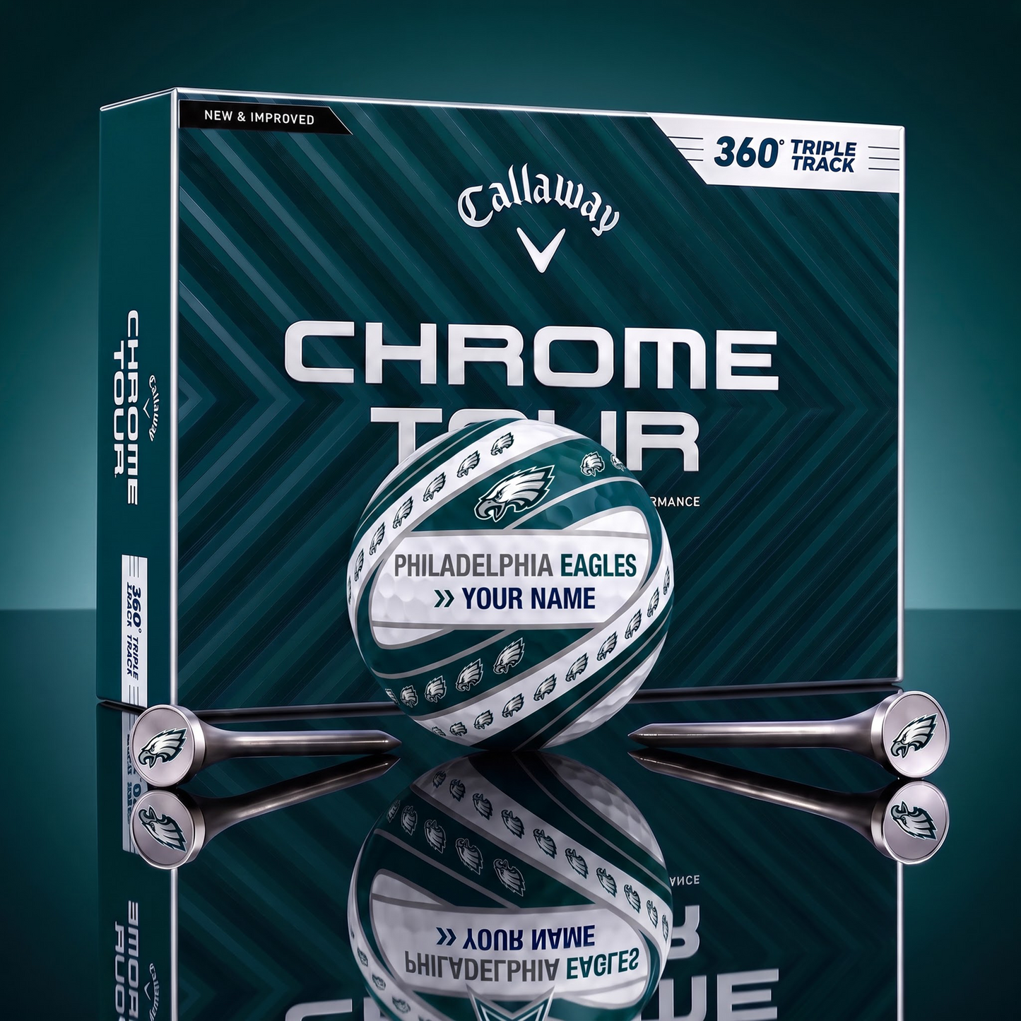 PREMIUM NFL X PE DELUXE CUSTOME GOLF BALL TOURNAMENT EDITION