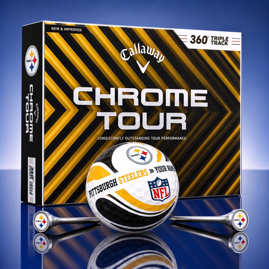 PREMIUM NFL X PS EXCLUSIVE  TOURNAMENT  PERSONALIZED GOLF BALL V30 COLLECTION