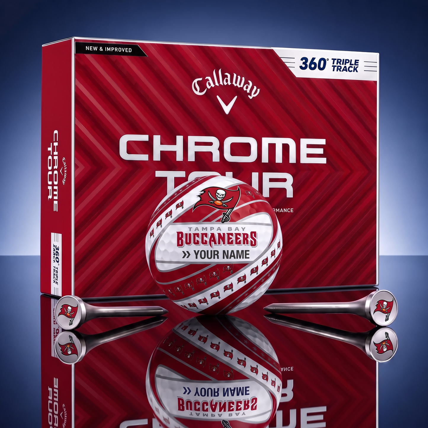 PREMIUM NFL X TBB DELUXE CUSTOME GOLF BALL TOURNAMENT EDITION