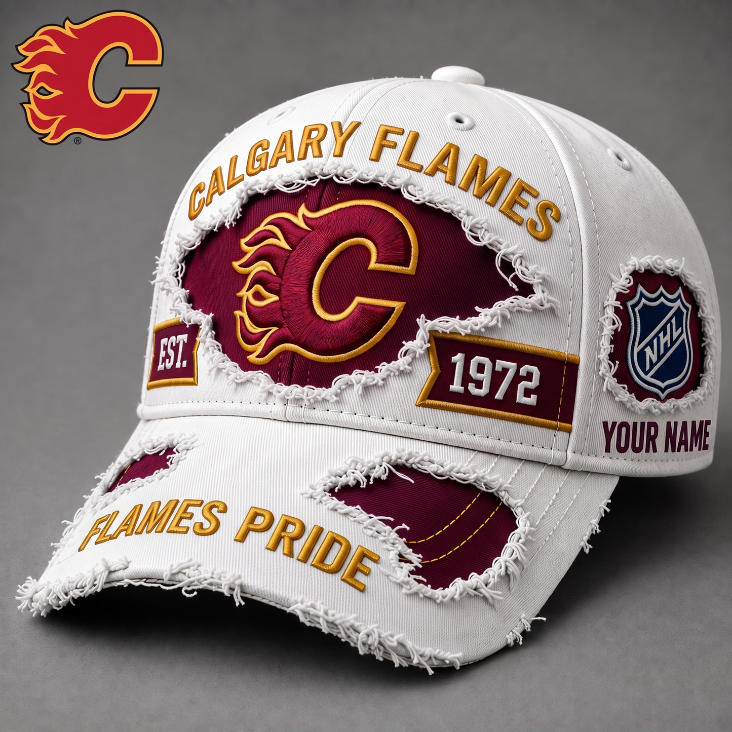 PREMIUM NHL X CF EXCLUSIVE PERSONALIZED CAP FOR GAME DAY