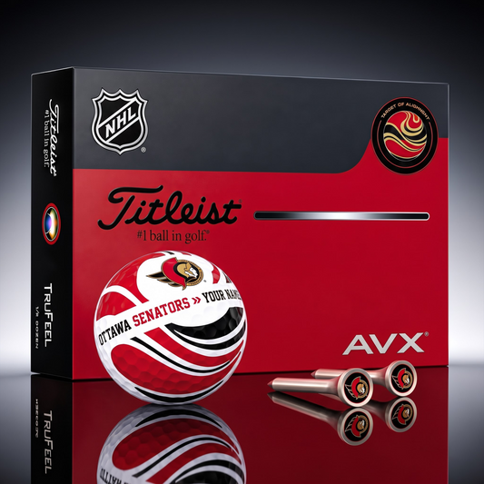PREMIUM NHL X OS EXCLUSIVE  TOURNAMENT  PERSONALIZED GOLF BALL V6 COLLECTION