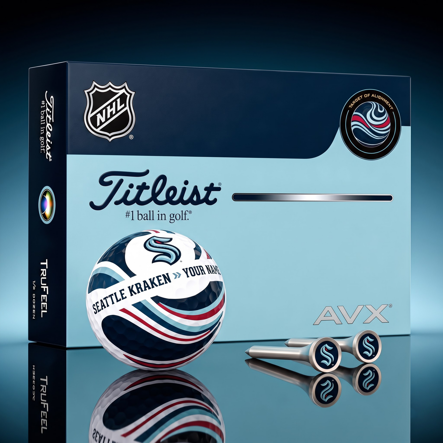 PREMIUM NHL X SK EXCLUSIVE  TOURNAMENT  PERSONALIZED GOLF BALL V6 COLLECTION
