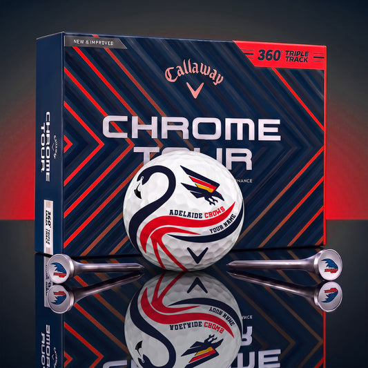 SIGNATURE AFL X AC LUXURY FLAMINGO PERSONALIZED GOLF BALL TOURNAMENT LIMITED EDITION