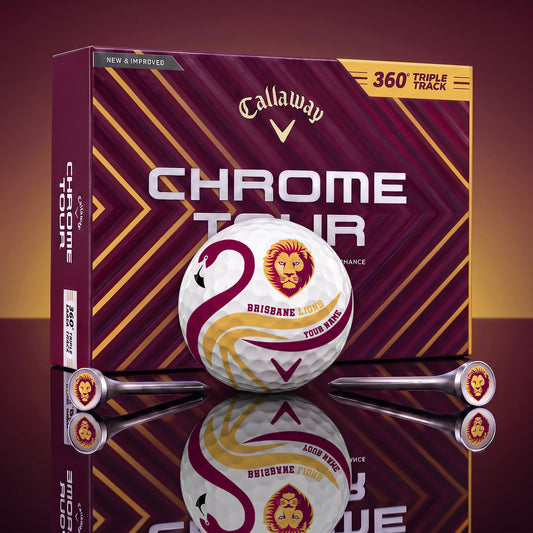 SIGNATURE AFL X BL LUXURY FLAMINGO PERSONALIZED GOLF BALL TOURNAMENT LIMITED EDITION