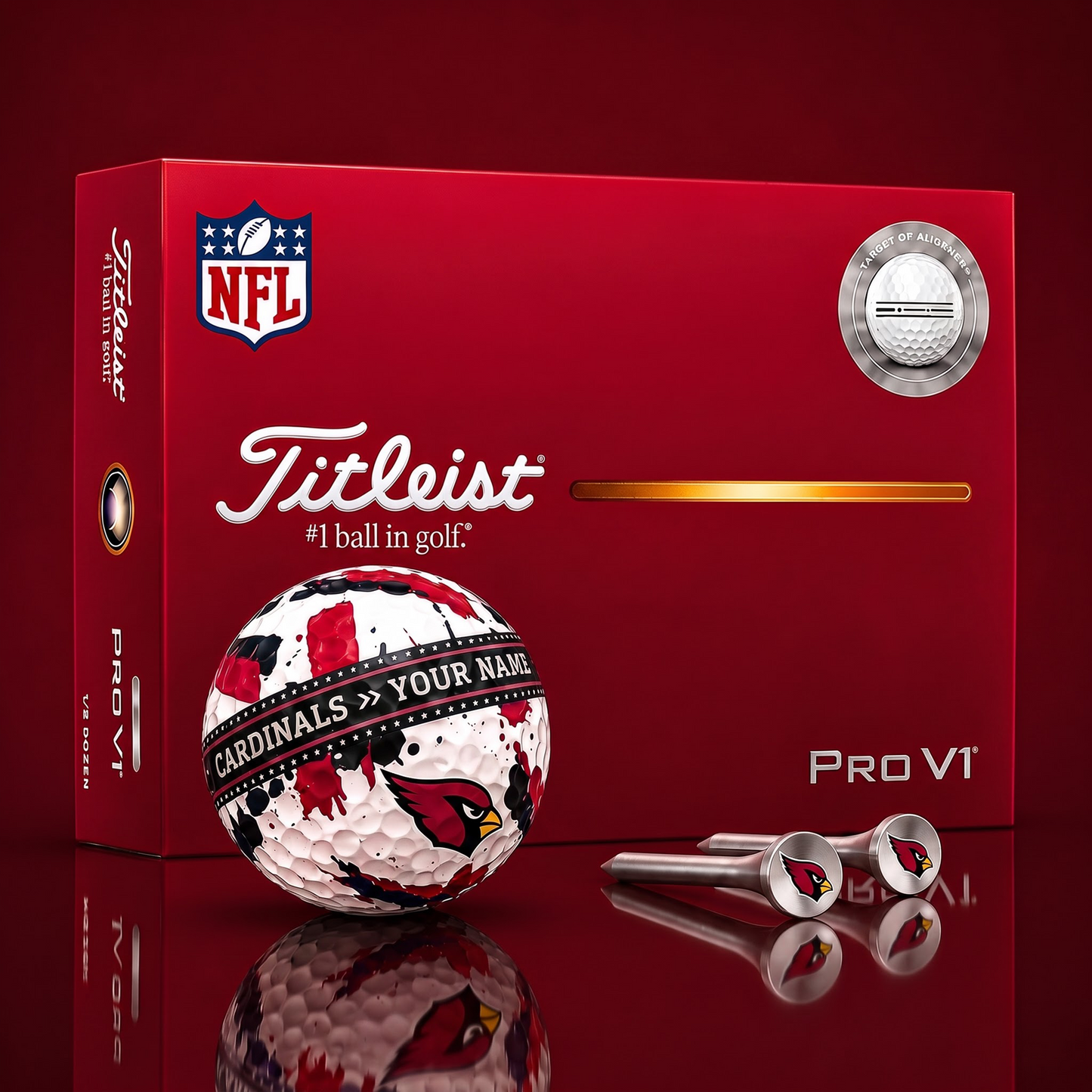 SIGNATURE NFL X AC DELUXE PERSONALIZED GOLF BALL  LIMITED EDITION