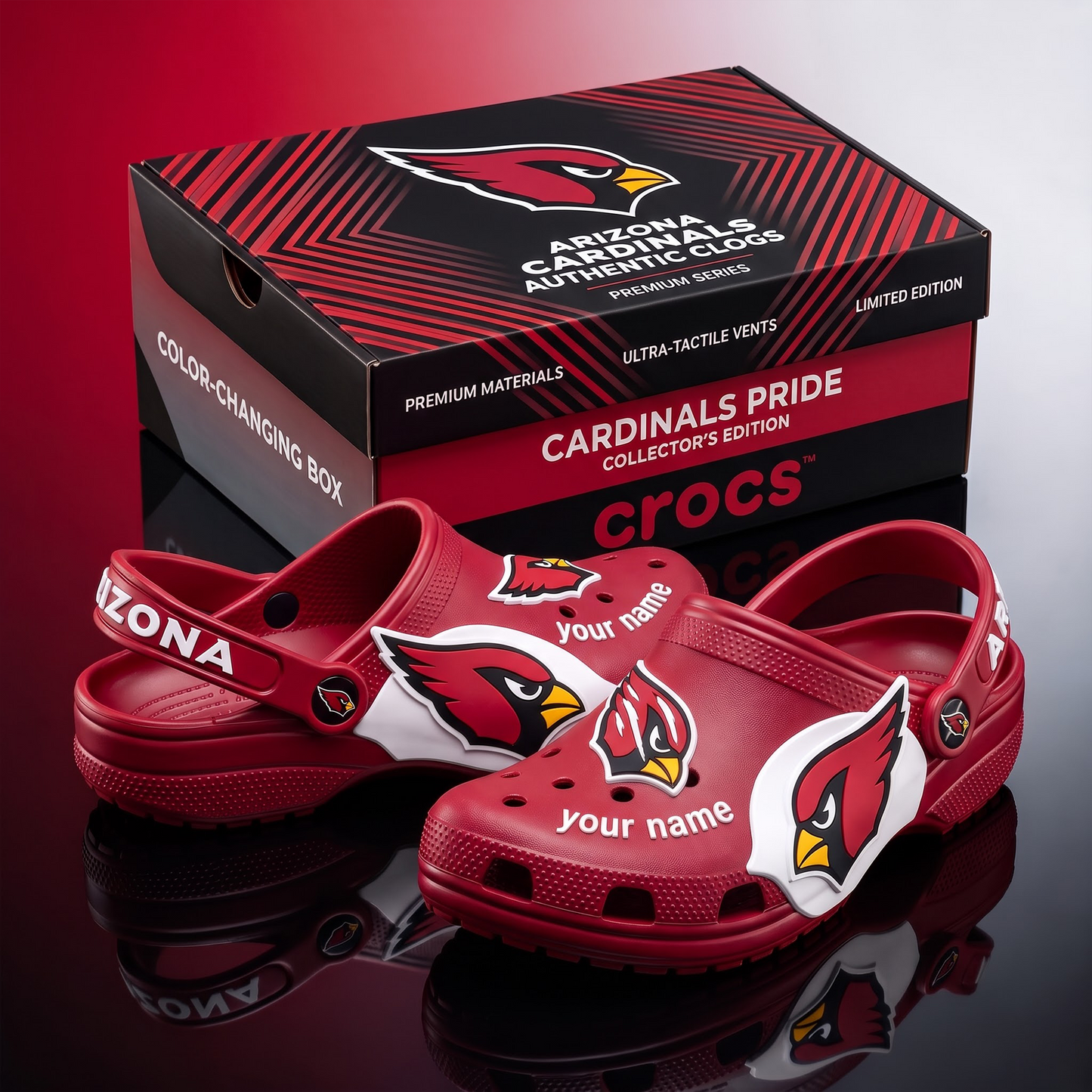 SIGNATURE NFL X AC EXCLUSIVE PERSONALIZED CROCS CLASSIC CLOG LIMITED EDITION