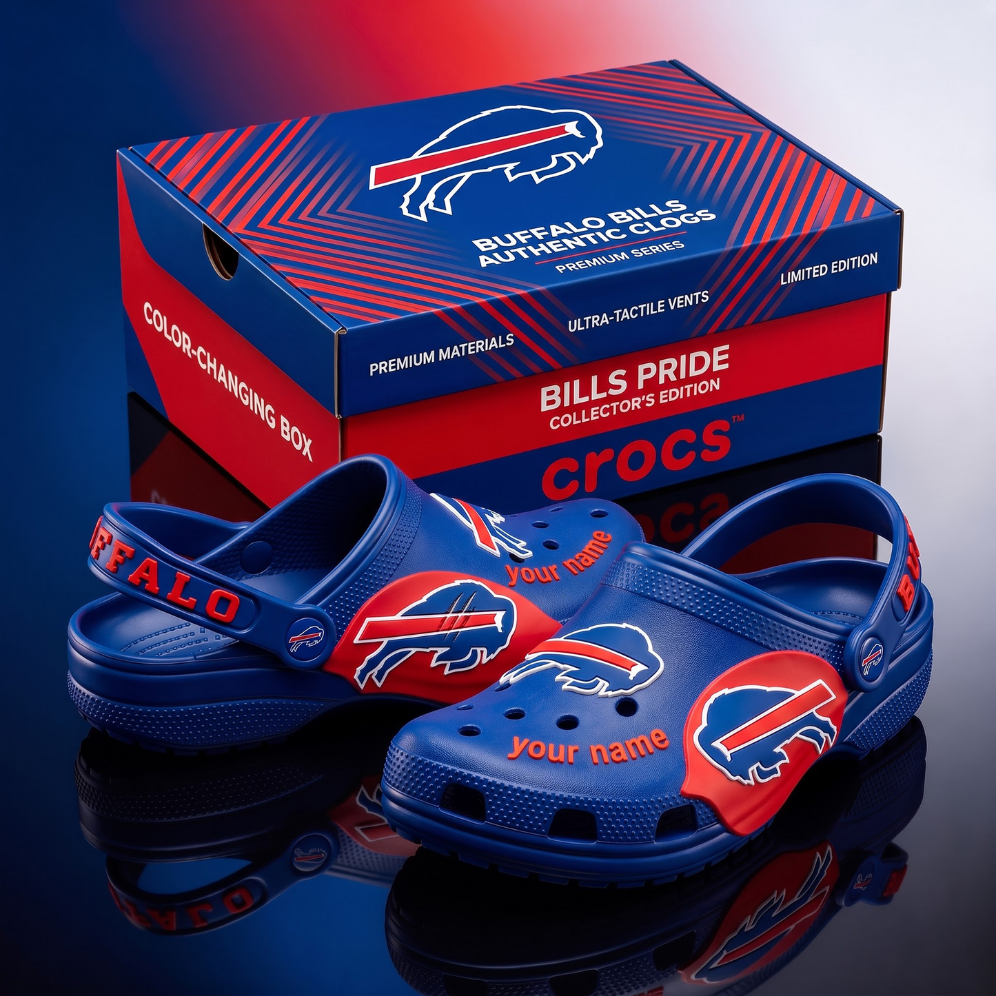 SIGNATURE NFL X BB EXCLUSIVE PERSONALIZED CROCS CLASSIC CLOG LIMITED EDITION