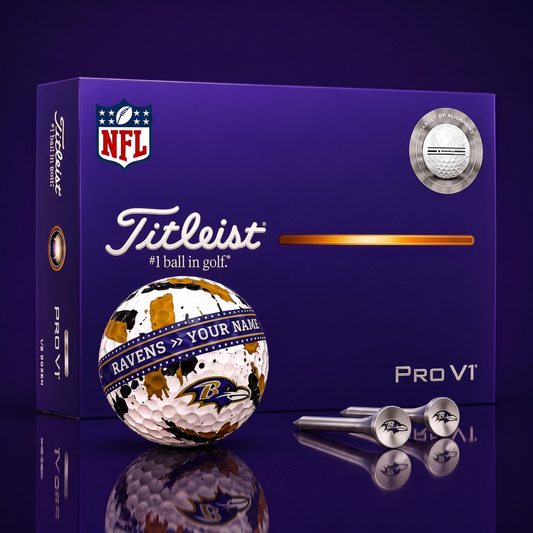 SIGNATURE NFL X BR DELUXE PERSONALIZED GOLF BALL  LIMITED EDITION