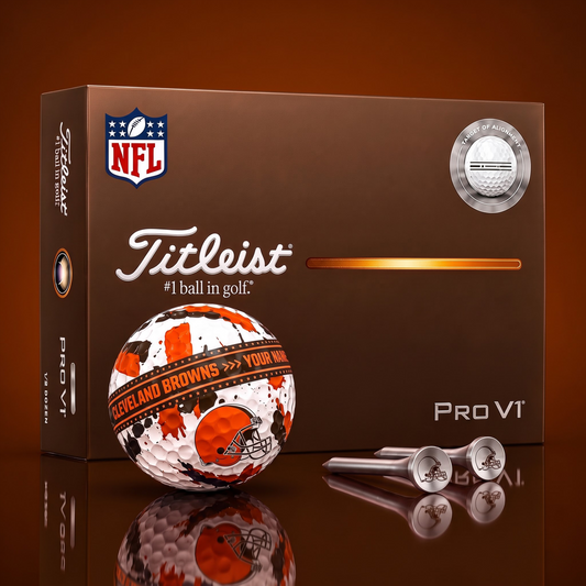 SIGNATURE NFL X CLE DELUXE PERSONALIZED GOLF BALL  LIMITED EDITION