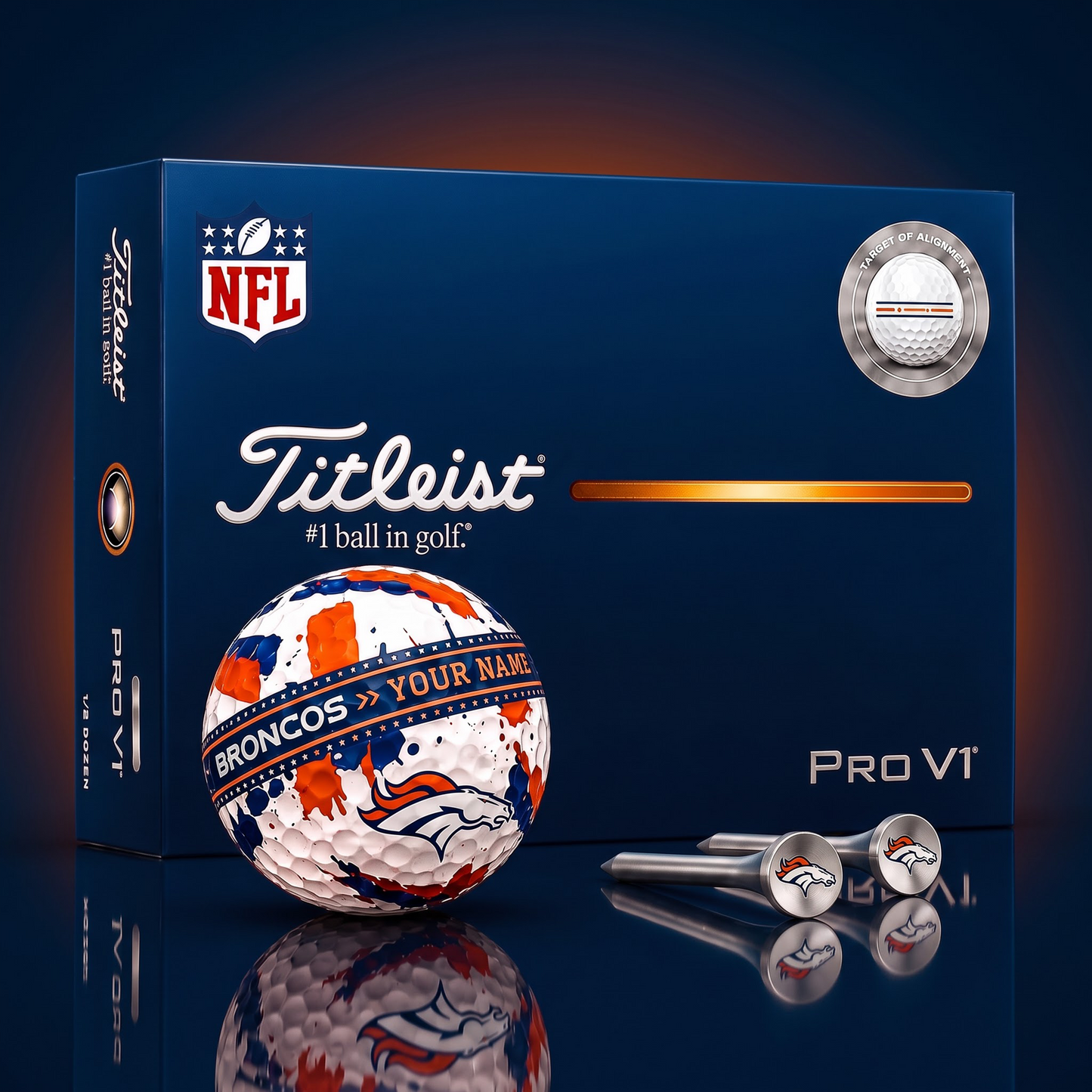 SIGNATURE NFL X DB DELUXE PERSONALIZED GOLF BALL  LIMITED EDITION