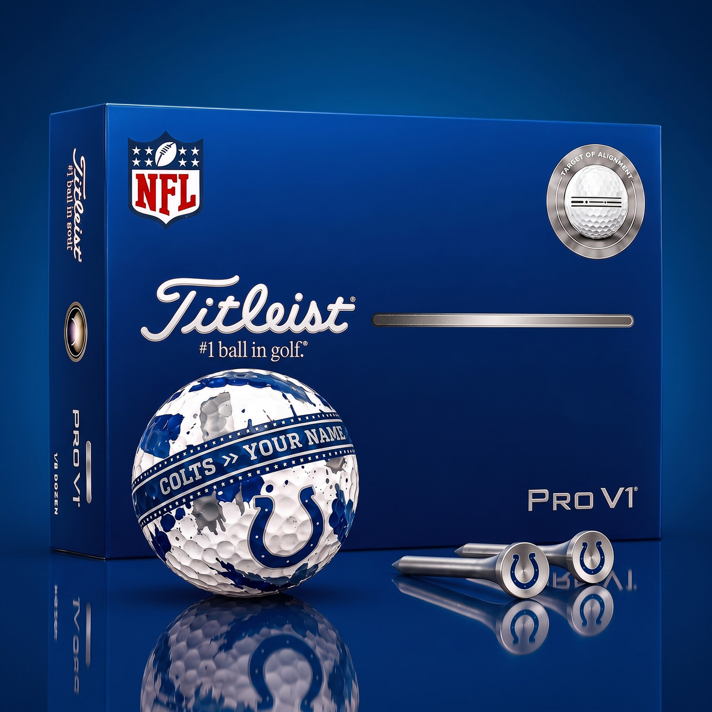 SIGNATURE NFL X IC DELUXE PERSONALIZED GOLF BALL  LIMITED EDITION