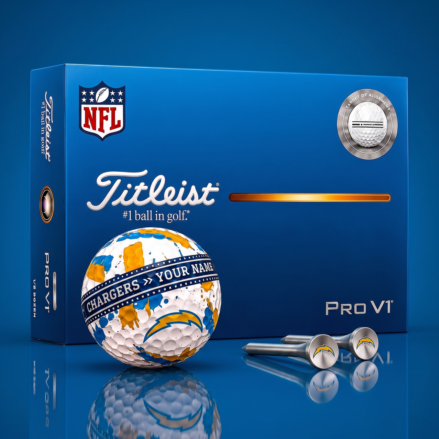 SIGNATURE NFL X LAC DELUXE PERSONALIZED GOLF BALL  LIMITED EDITION