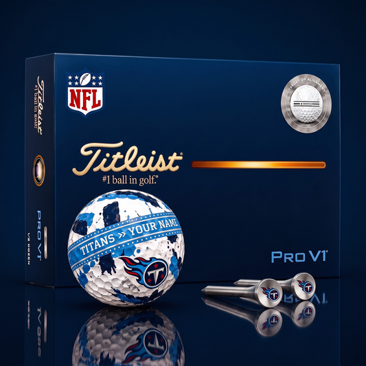 SIGNATURE NFL X TT DELUXE PERSONALIZED GOLF BALL  LIMITED EDITION